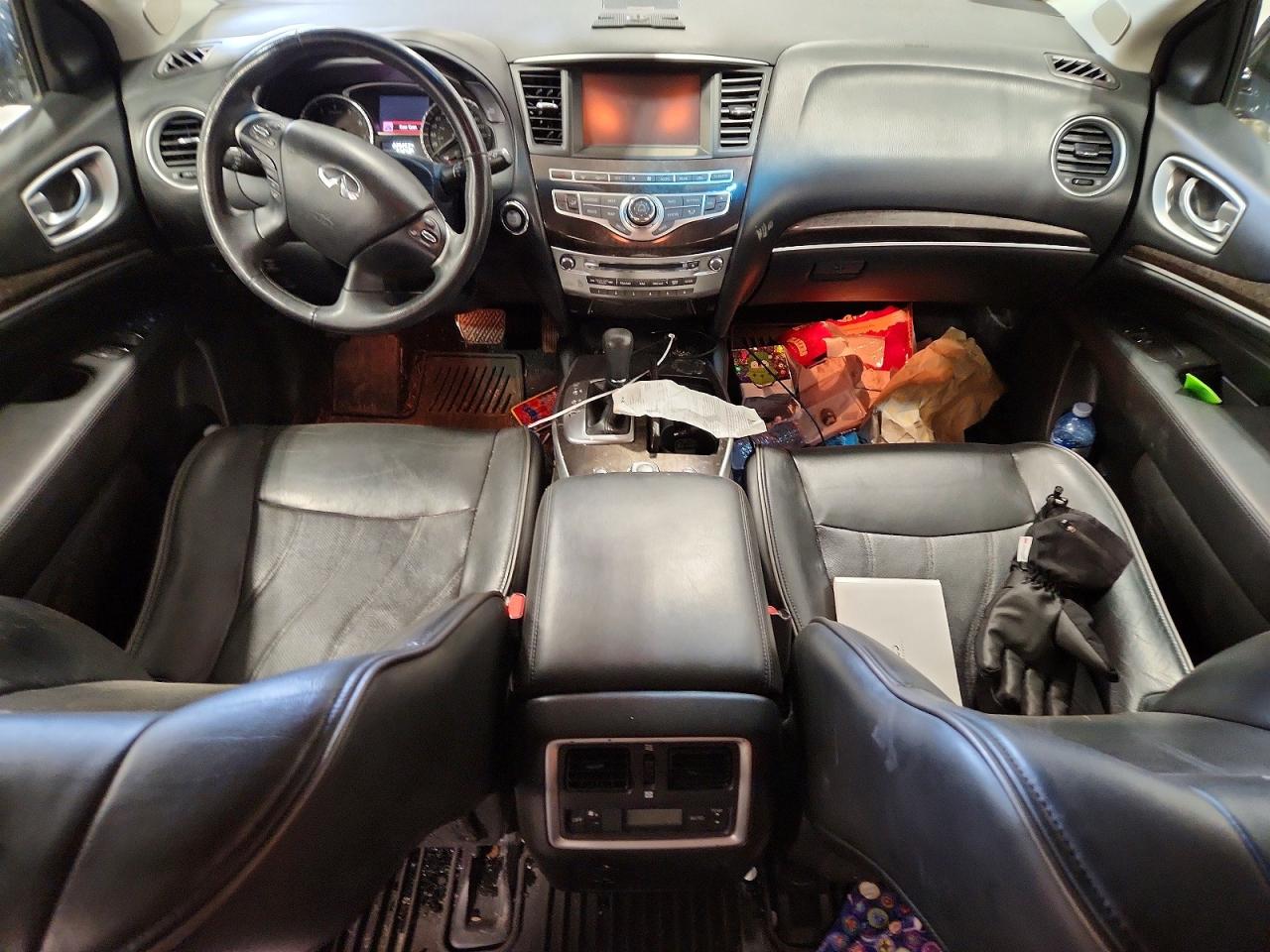 2014 Infiniti Qx60 Base Charcoal vin: 5N1AL0MM2EC547121