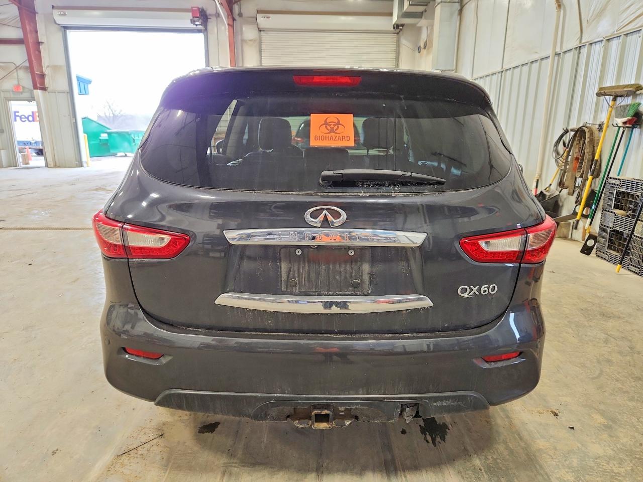 2014 Infiniti Qx60 Base Charcoal vin: 5N1AL0MM2EC547121
