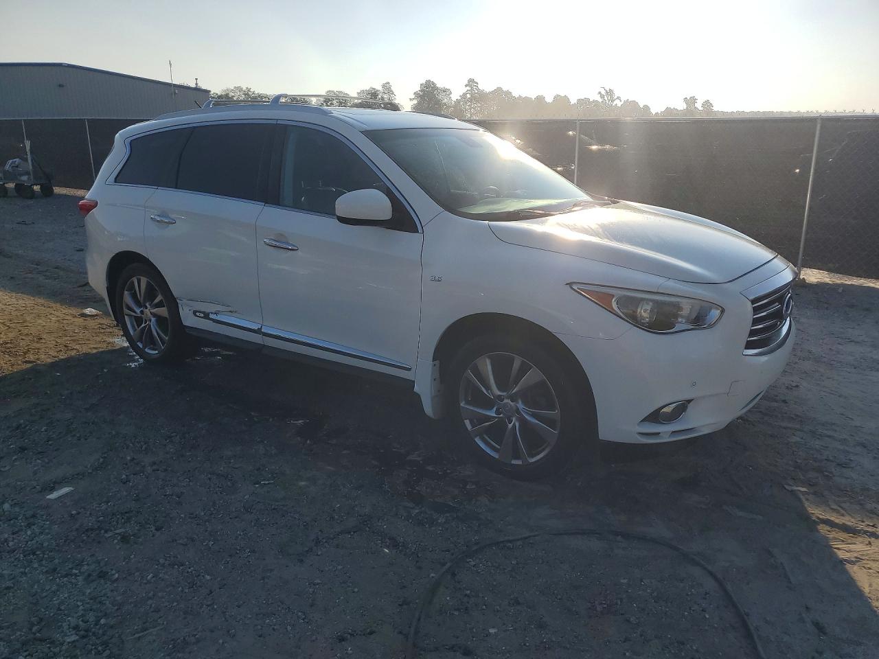 2014 Infiniti Qx60 Base White vin: 5N1AL0MM2EC548267