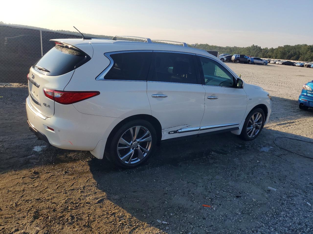 2014 Infiniti Qx60 Base White vin: 5N1AL0MM2EC548267