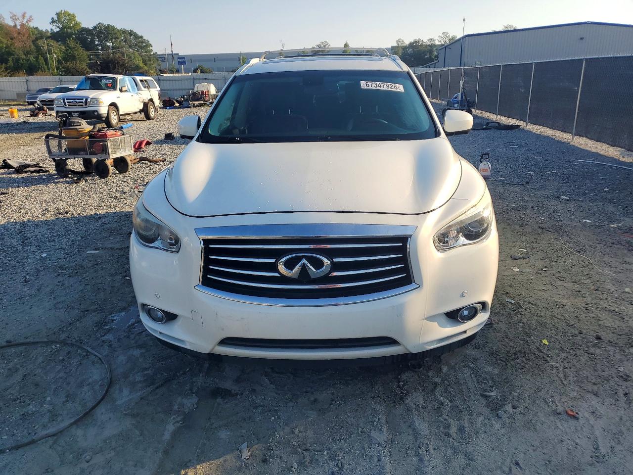 2014 Infiniti Qx60 Base White vin: 5N1AL0MM2EC548267