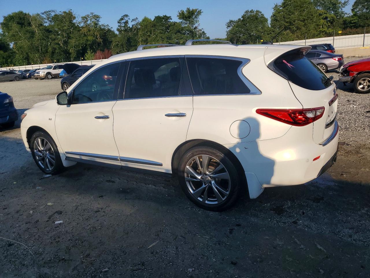 2014 Infiniti Qx60 Base White vin: 5N1AL0MM2EC548267