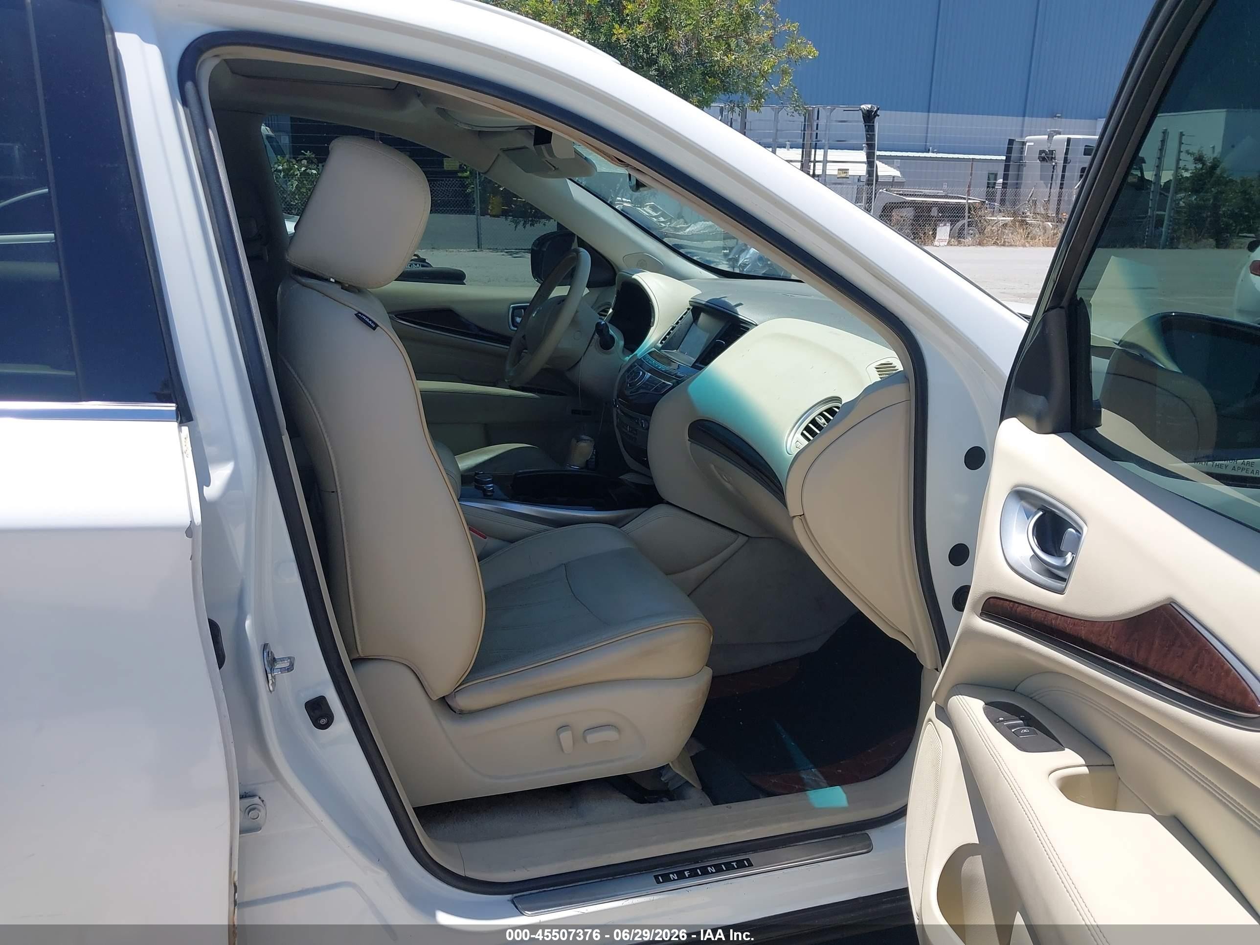 2014 Infiniti Qx60 Белый vin: 5N1AL0MM2EC553615
