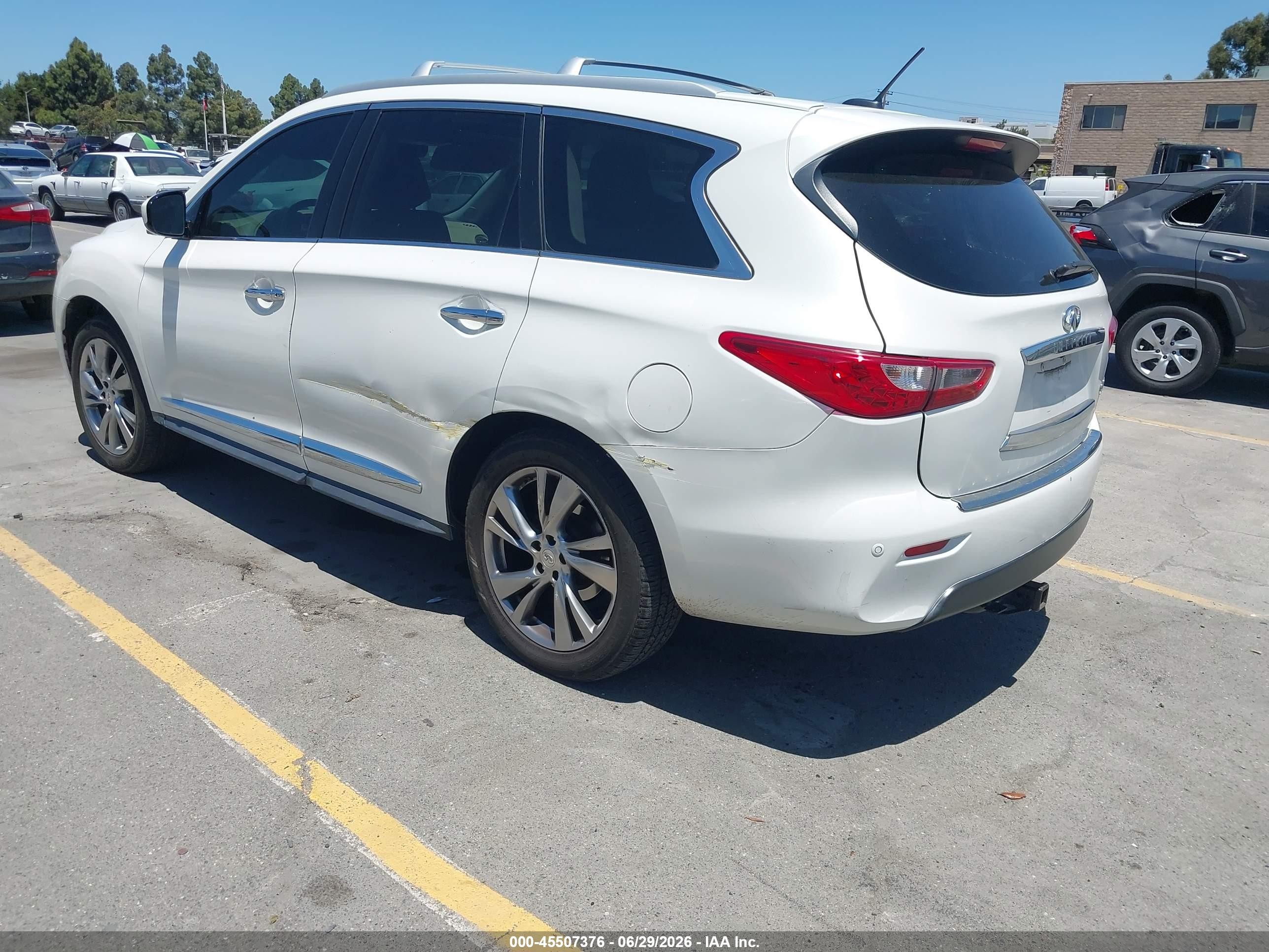 2014 Infiniti Qx60 Белый vin: 5N1AL0MM2EC553615