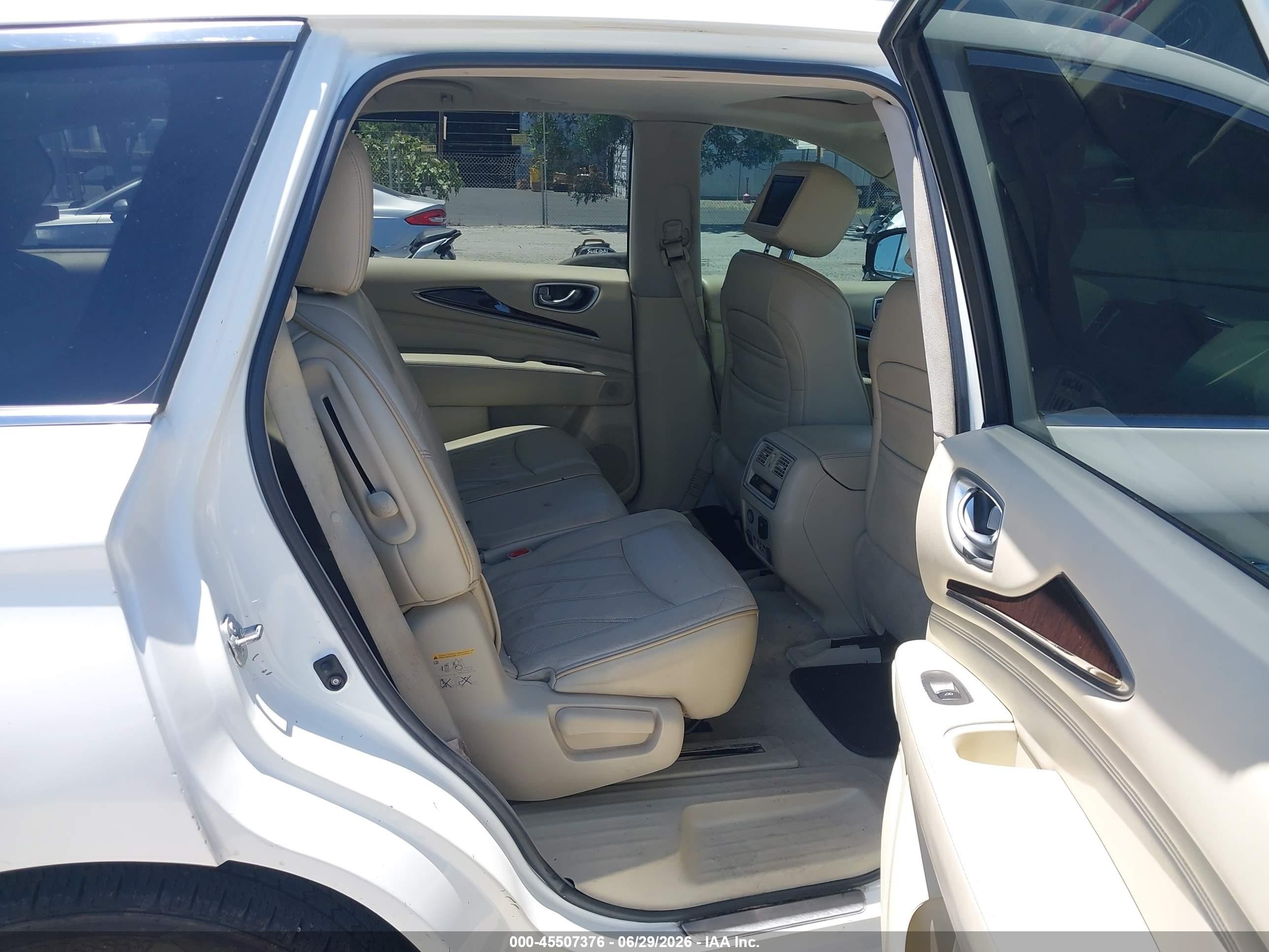 2014 Infiniti Qx60 Белый vin: 5N1AL0MM2EC553615