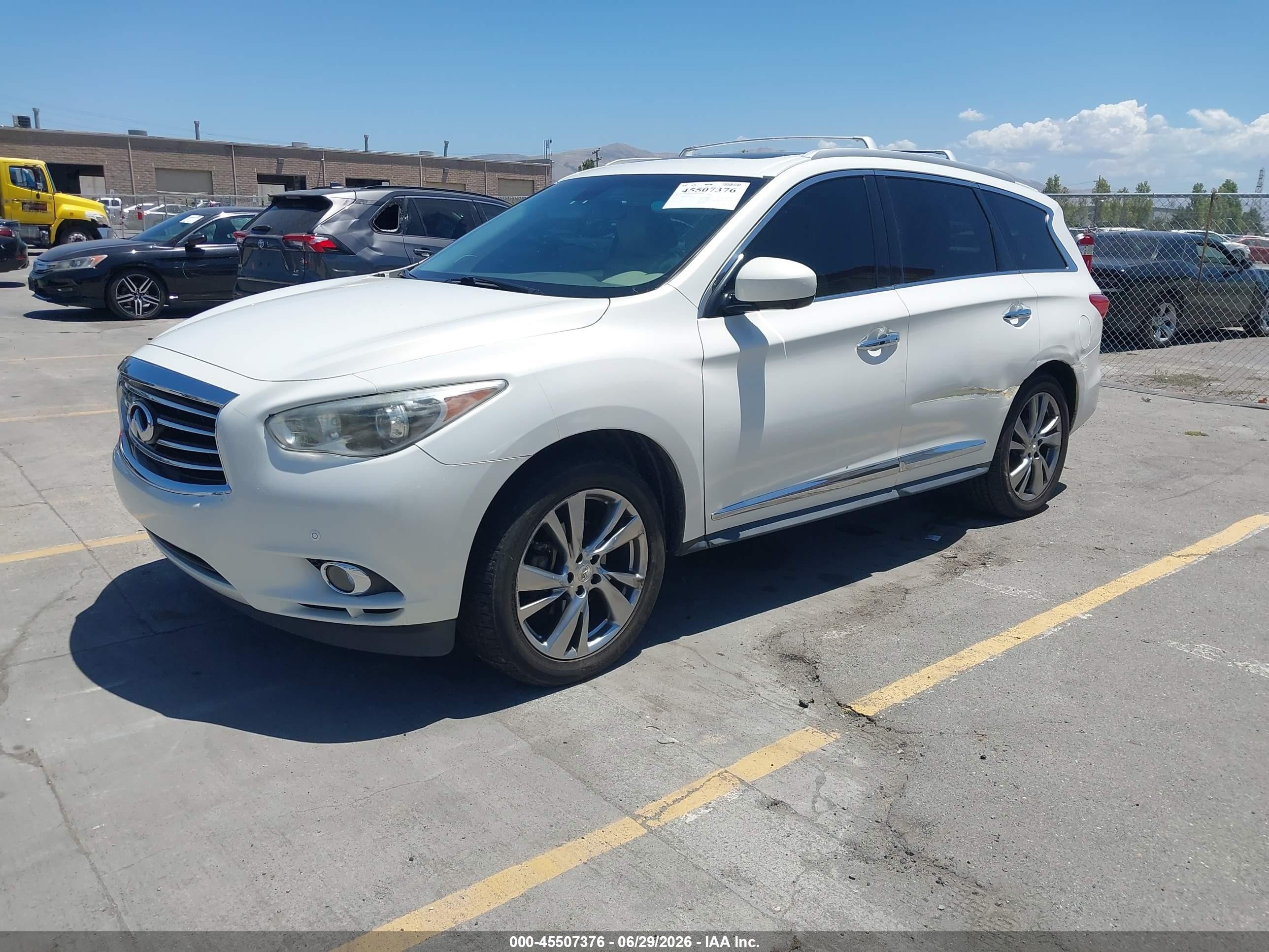 2014 Infiniti Qx60 Белый vin: 5N1AL0MM2EC553615