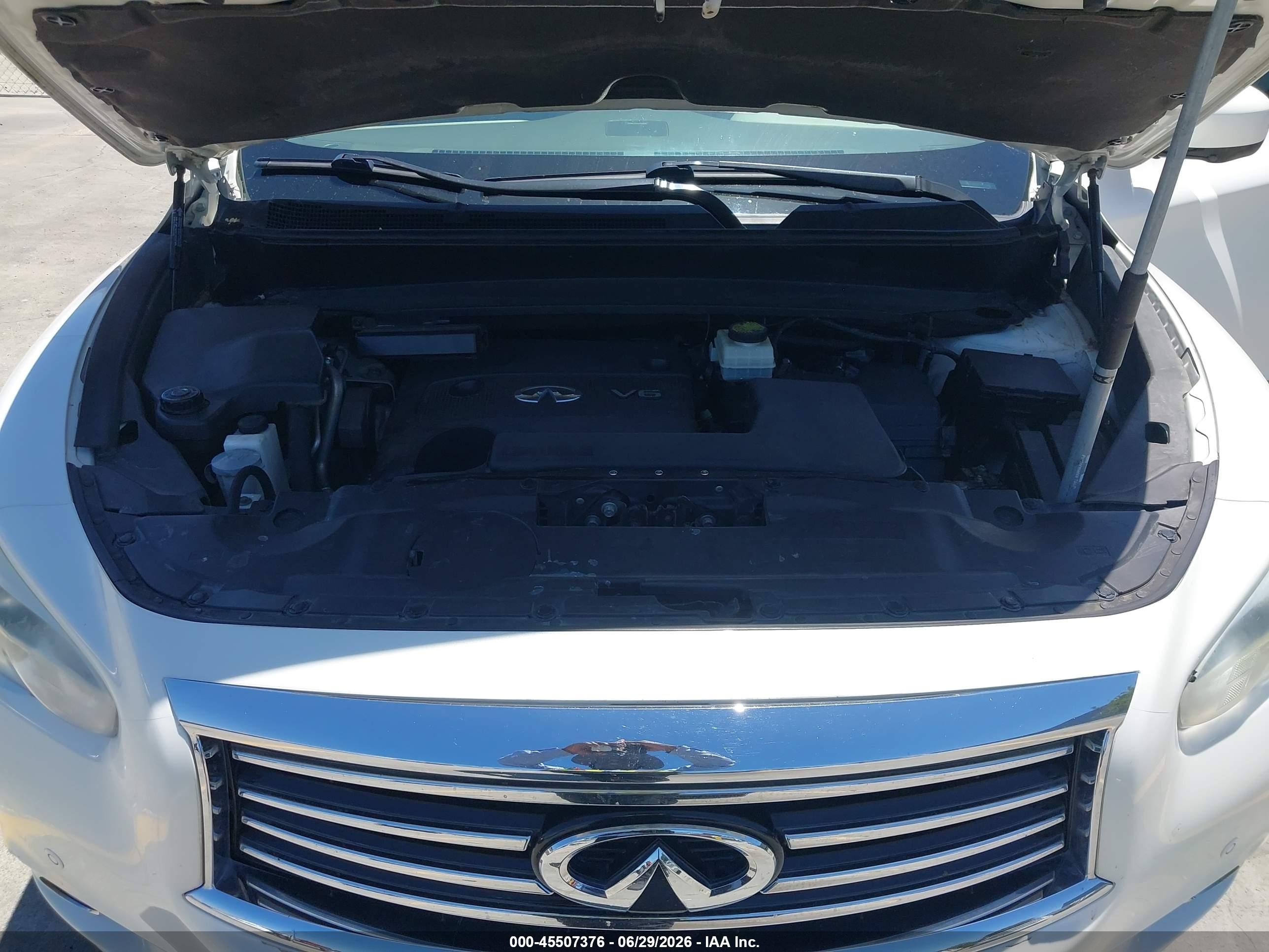 2014 Infiniti Qx60 Белый vin: 5N1AL0MM2EC553615