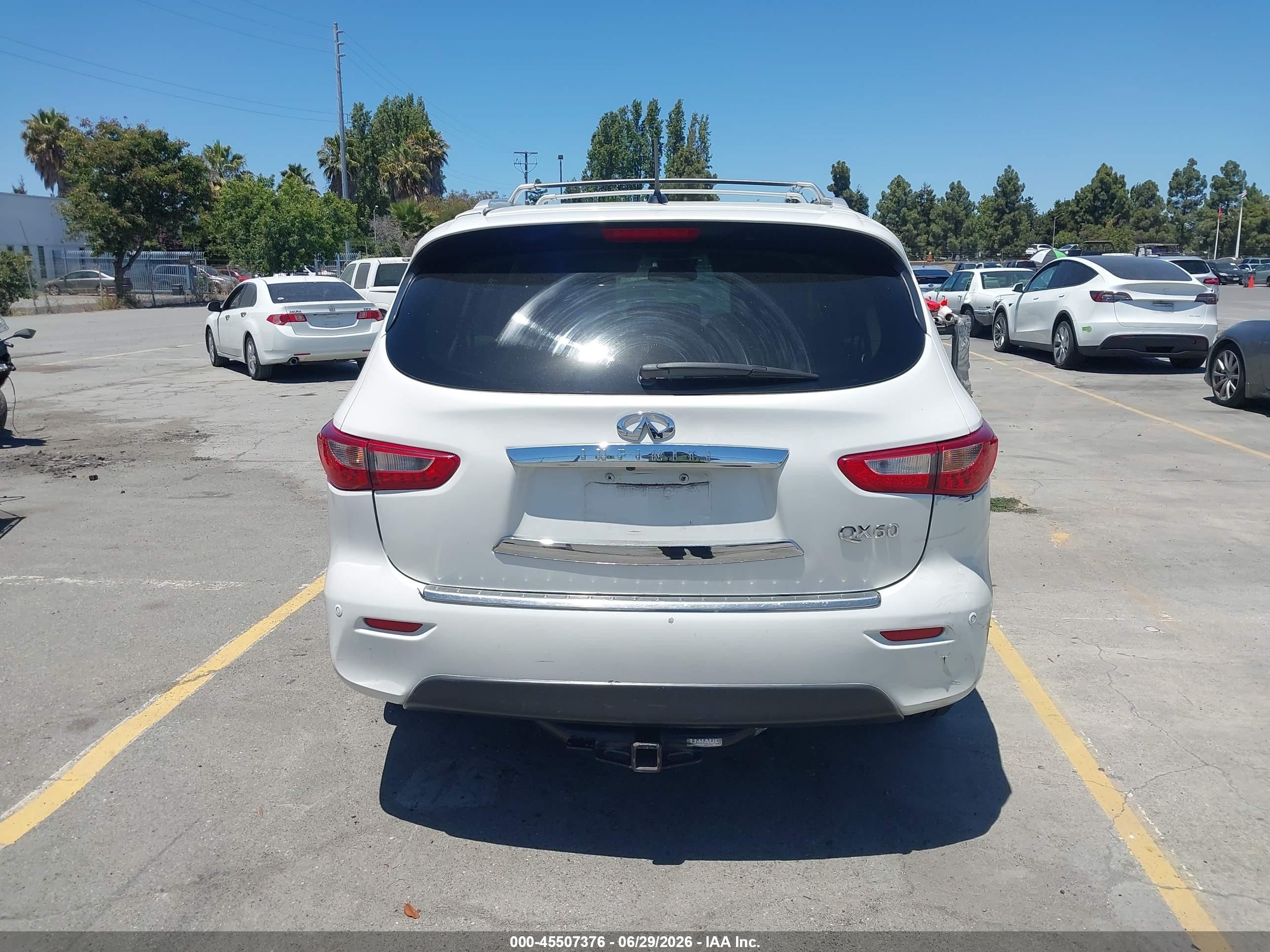 2014 Infiniti Qx60 Белый vin: 5N1AL0MM2EC553615