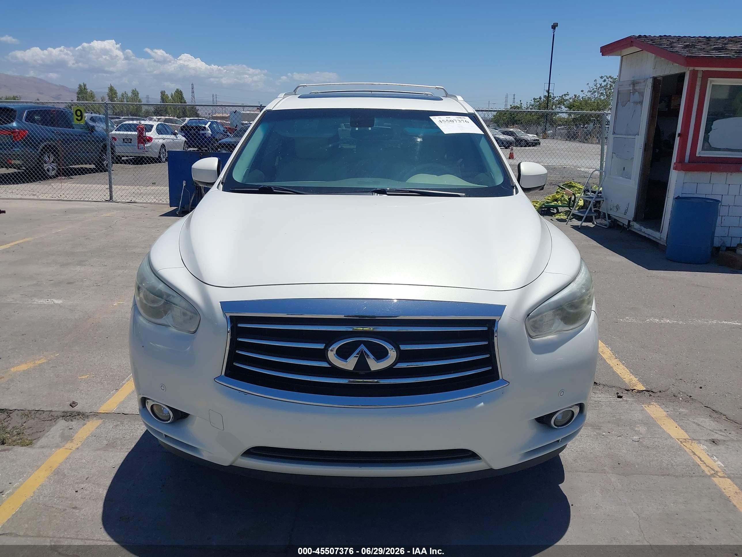 2014 Infiniti Qx60 Белый vin: 5N1AL0MM2EC553615