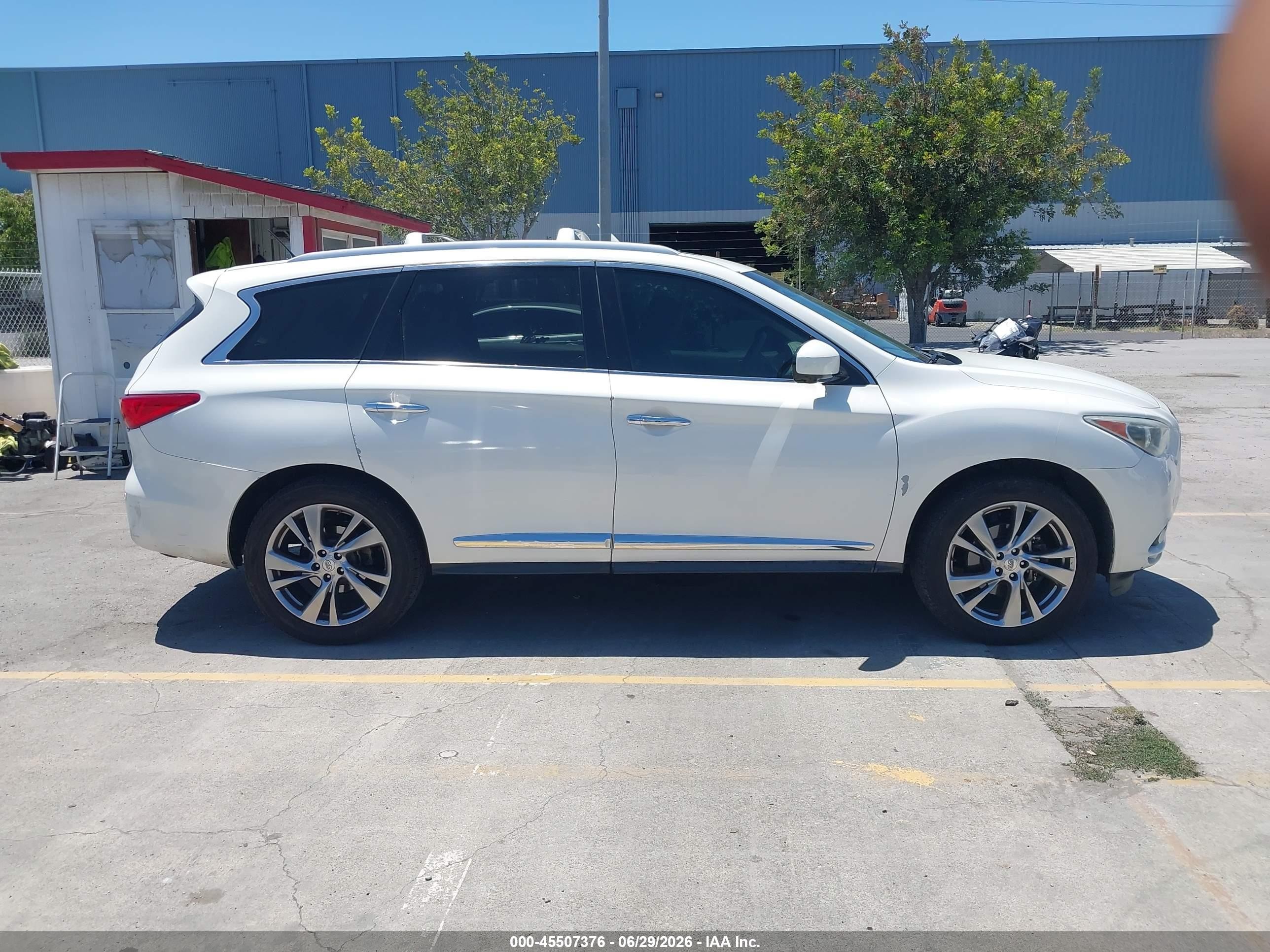 2014 Infiniti Qx60 Белый vin: 5N1AL0MM2EC553615