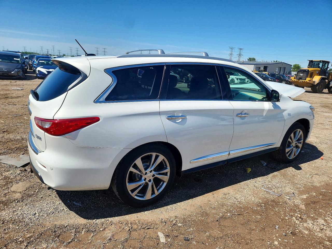 2014 Infiniti Qx60 Base White vin: 5N1AL0MM2EC554652