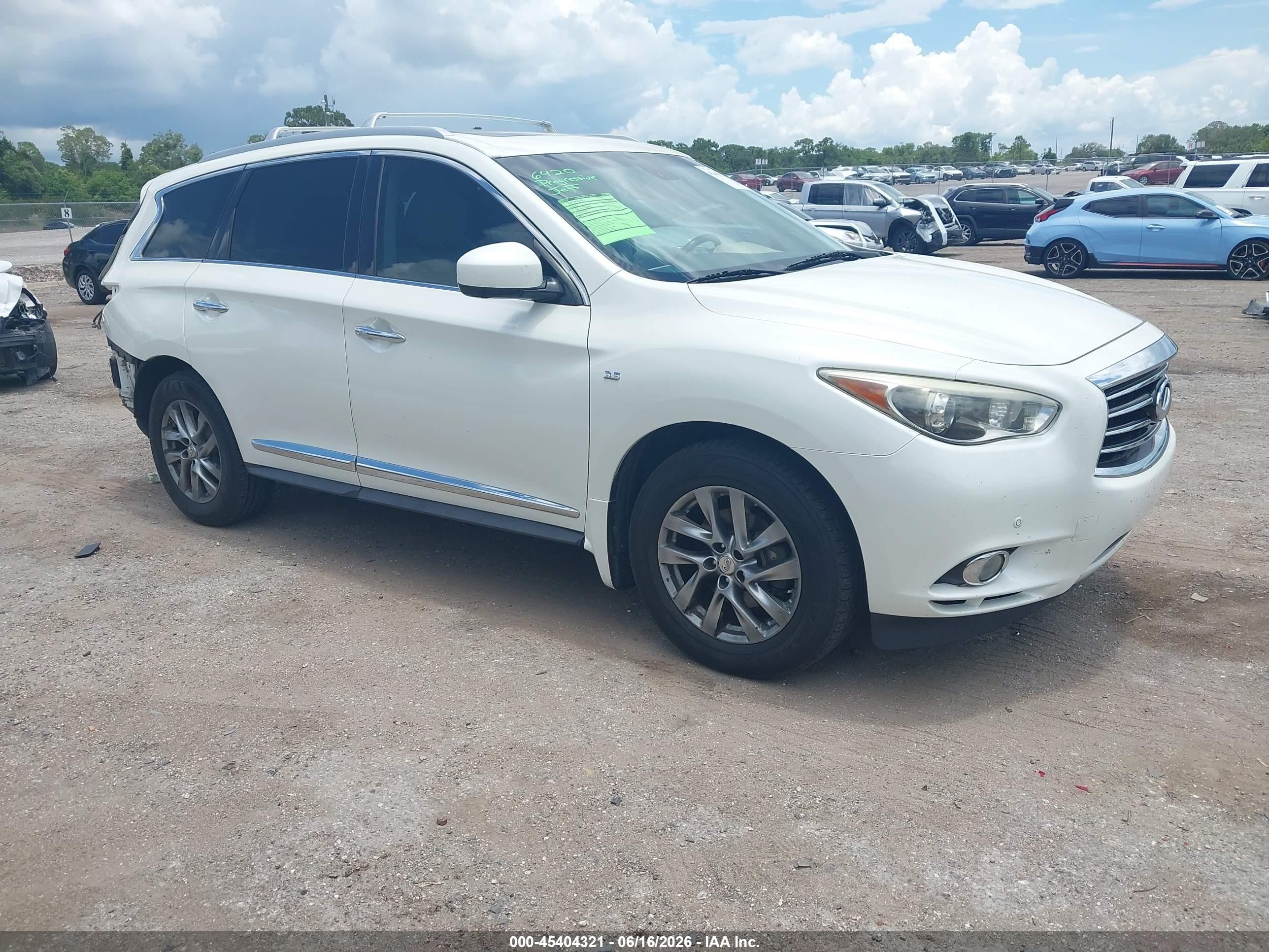 2015 Infiniti Qx60   Белый vin: 5N1AL0MM2FC503525