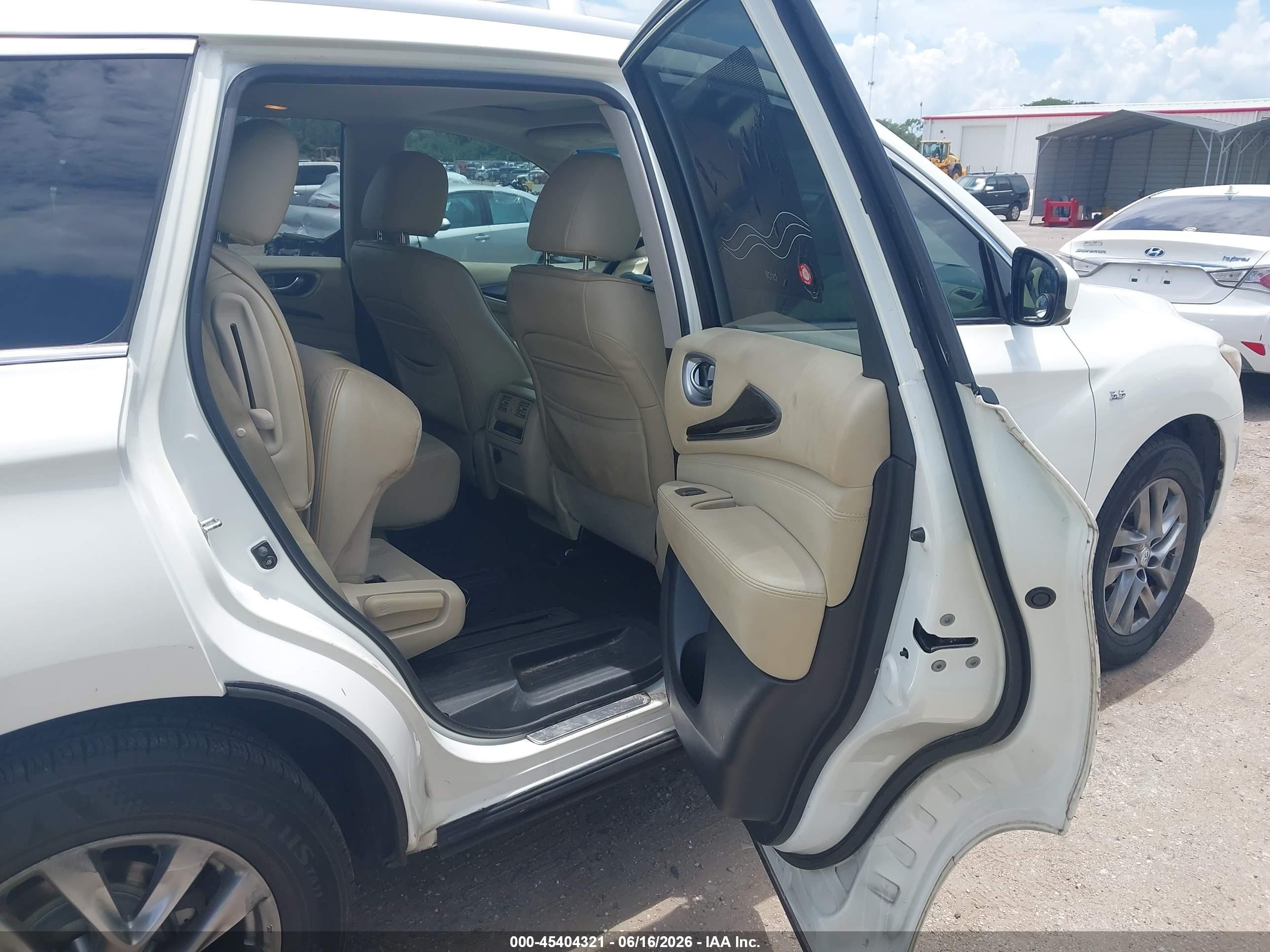 2015 Infiniti Qx60   White vin: 5N1AL0MM2FC503525