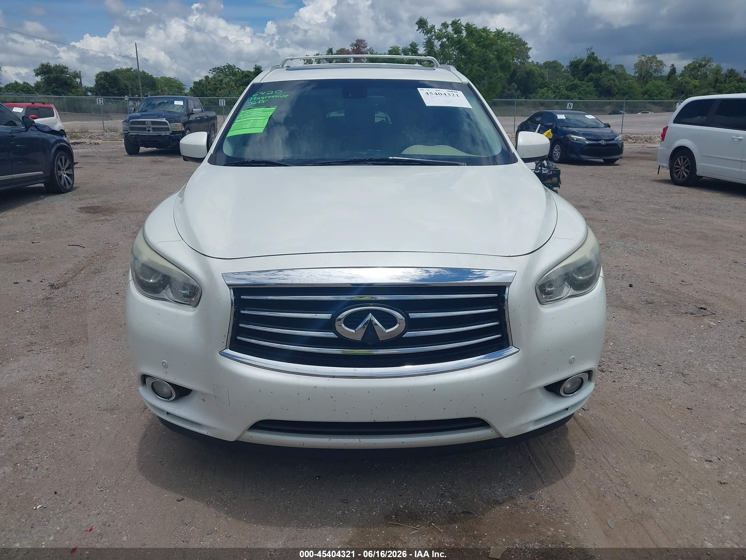 2015 Infiniti Qx60   White vin: 5N1AL0MM2FC503525