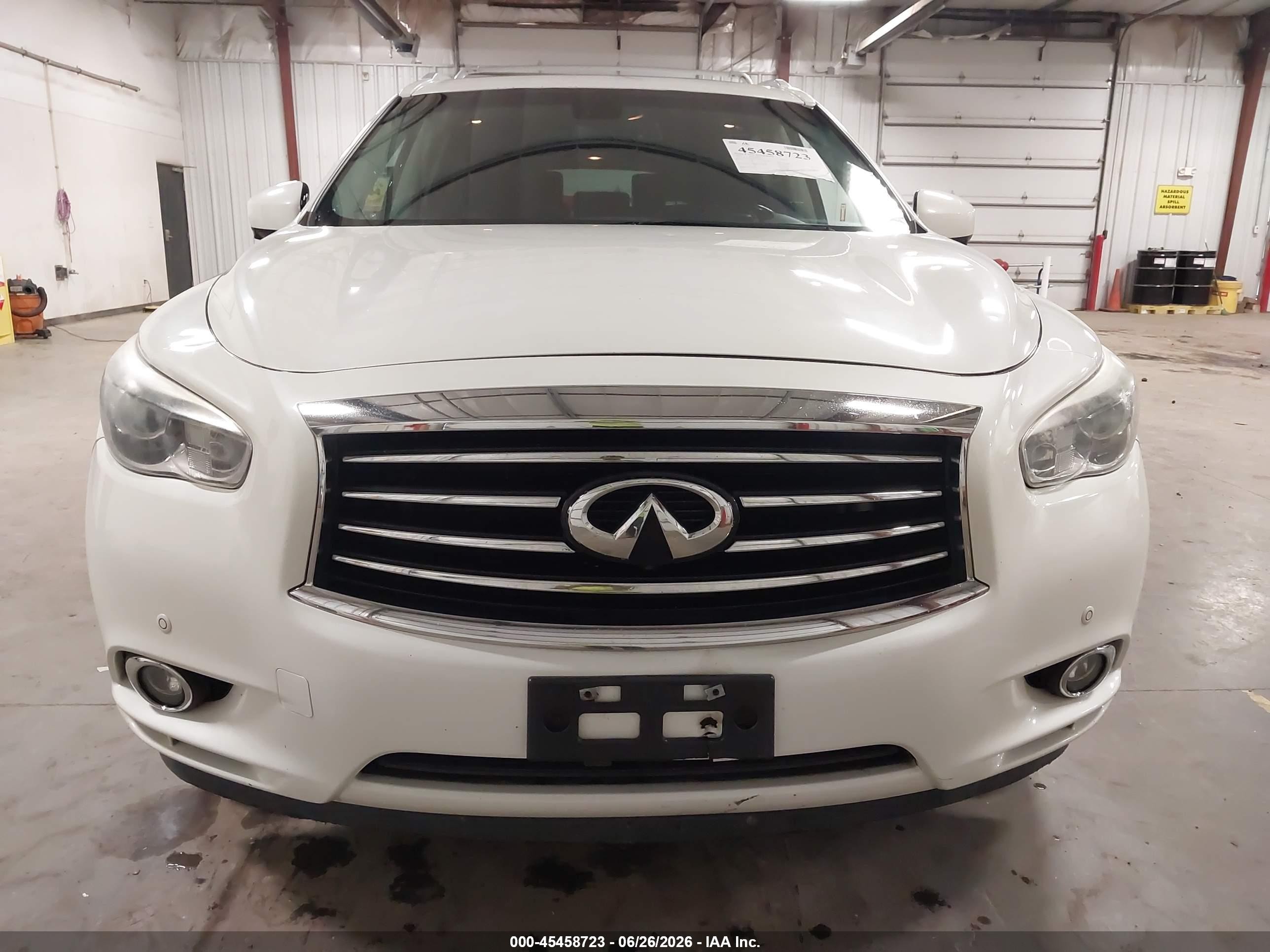 2015 Infiniti Qx60 White vin: 5N1AL0MM2FC507655
