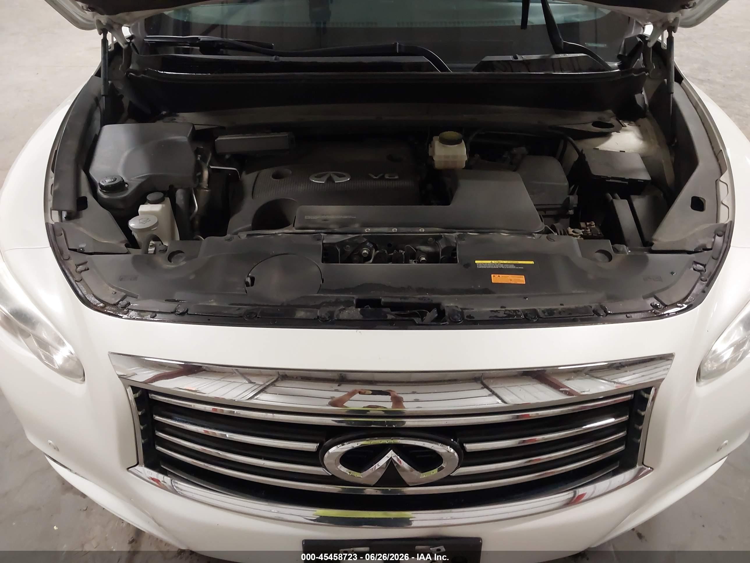 2015 Infiniti Qx60 White vin: 5N1AL0MM2FC507655