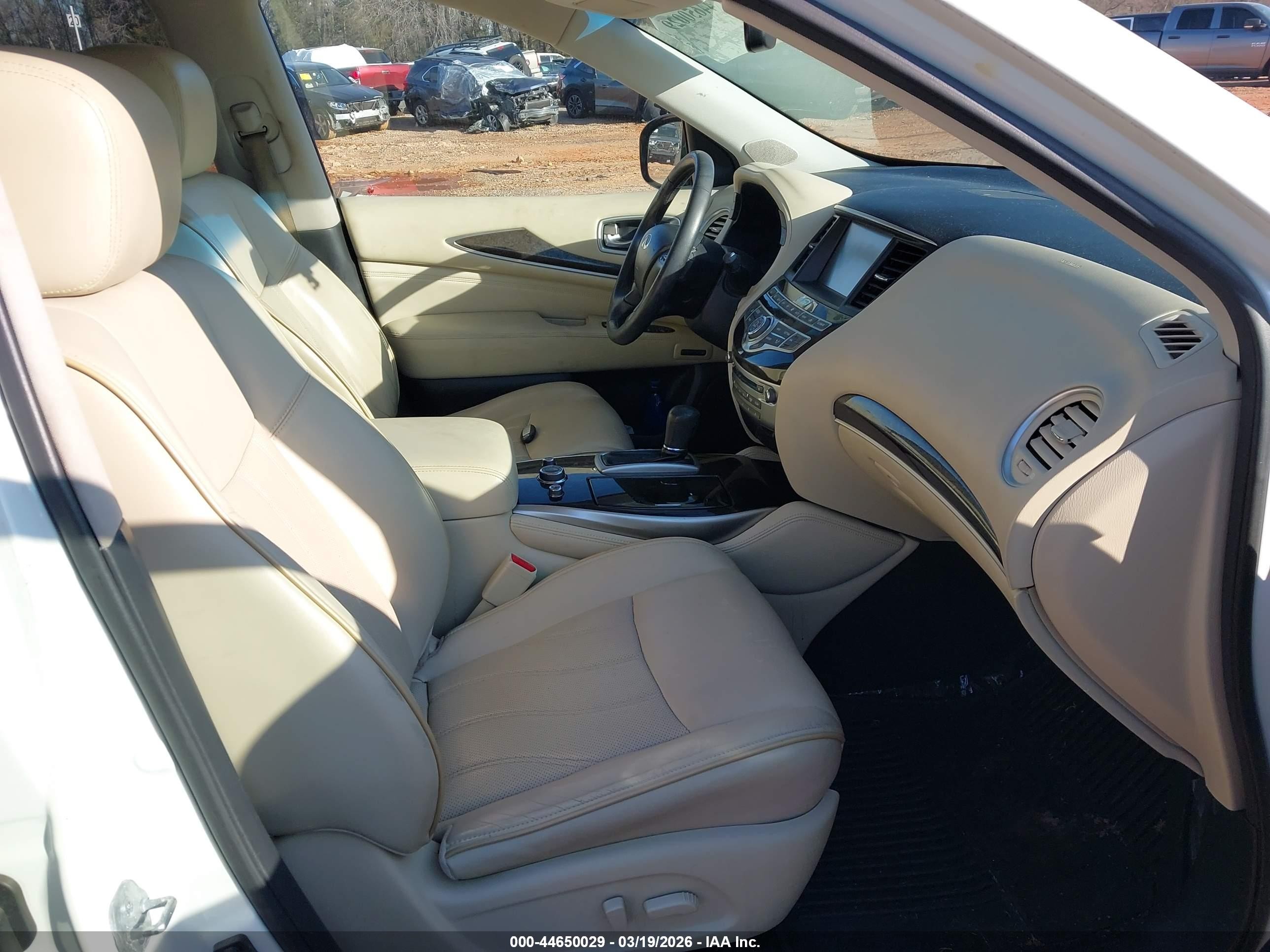 2015 Infiniti Qx60   Белый vin: 5N1AL0MM2FC509230
