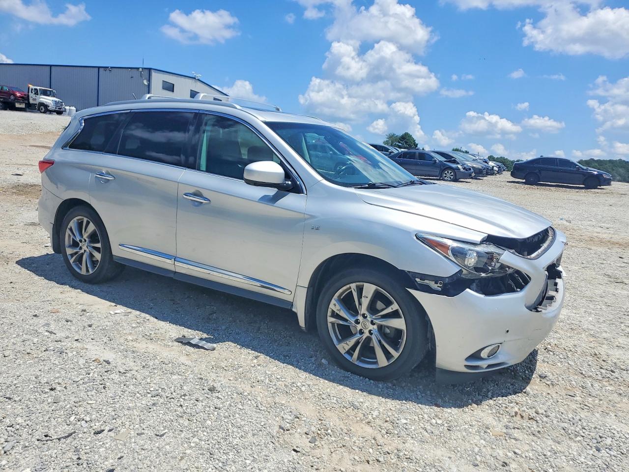 2015 Infiniti Qx60 Base Silver vin: 5N1AL0MM2FC518073