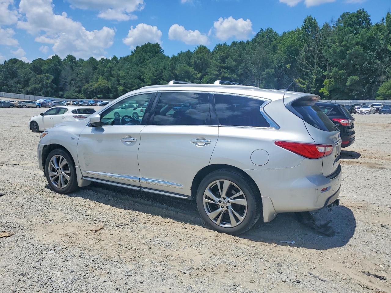 2015 Infiniti Qx60 Base Silver vin: 5N1AL0MM2FC518073