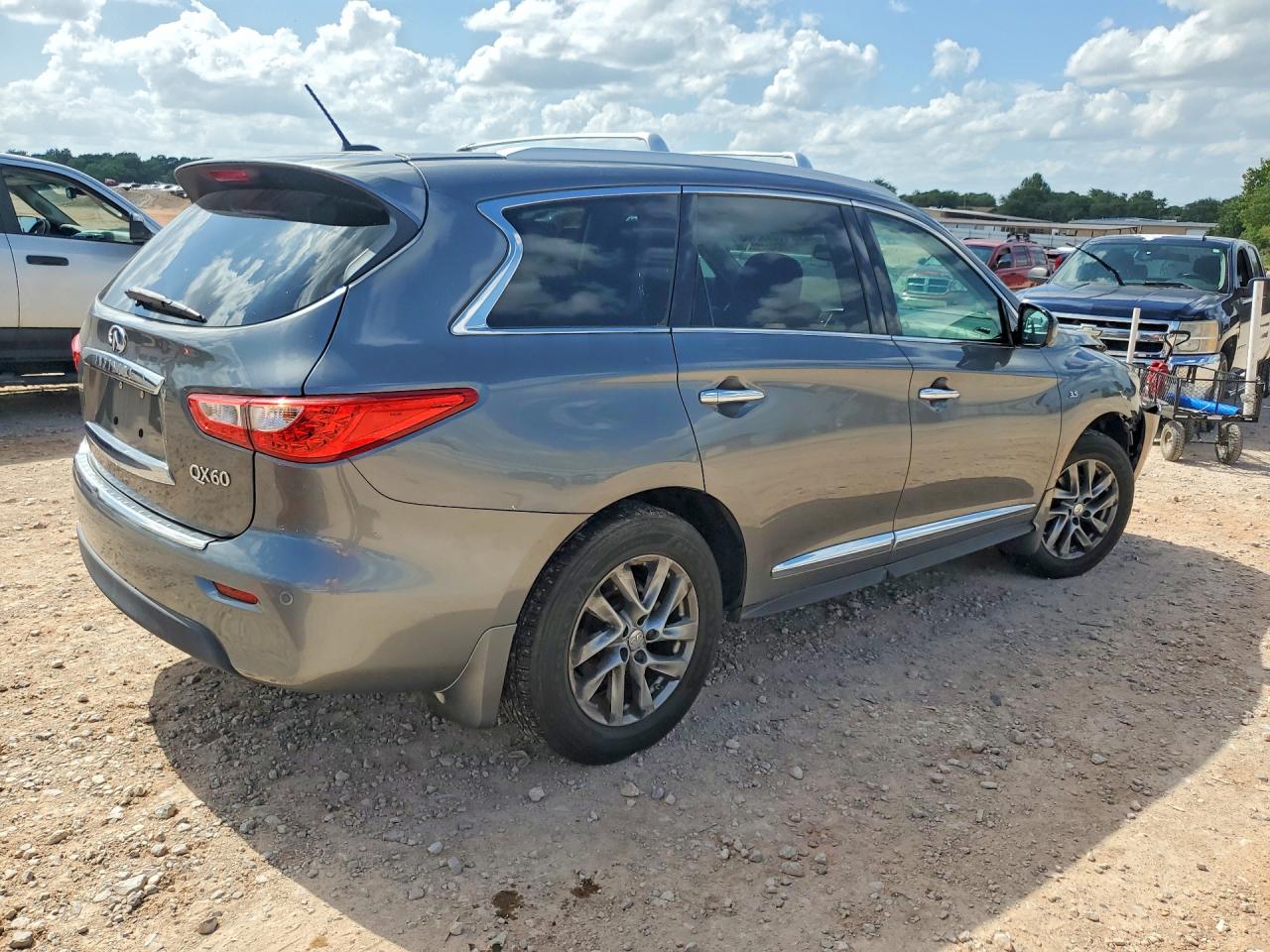 2015 Infiniti Qx60 Base Silver vin: 5N1AL0MM2FC527596