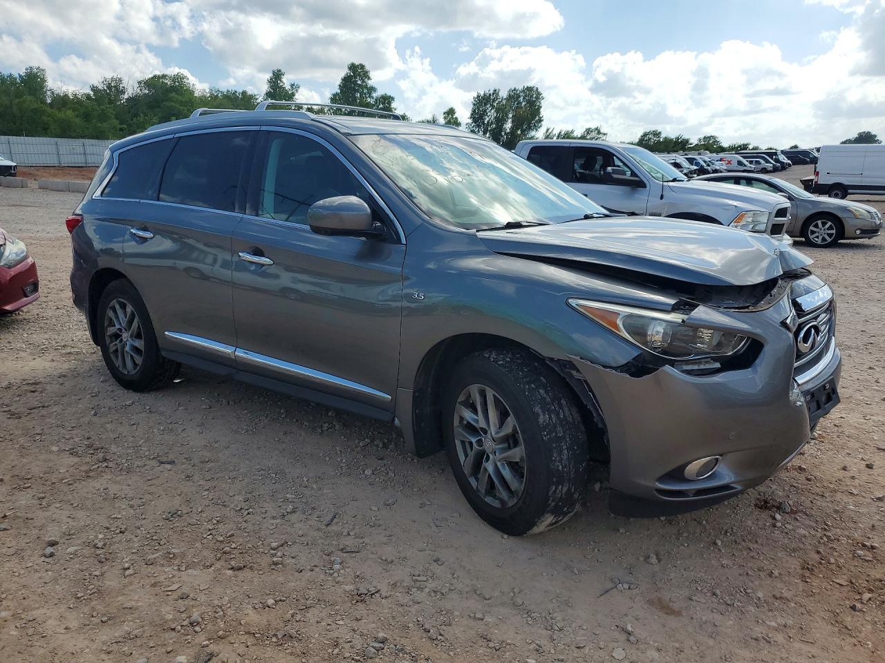 2015 Infiniti Qx60 Base Silver vin: 5N1AL0MM2FC527596