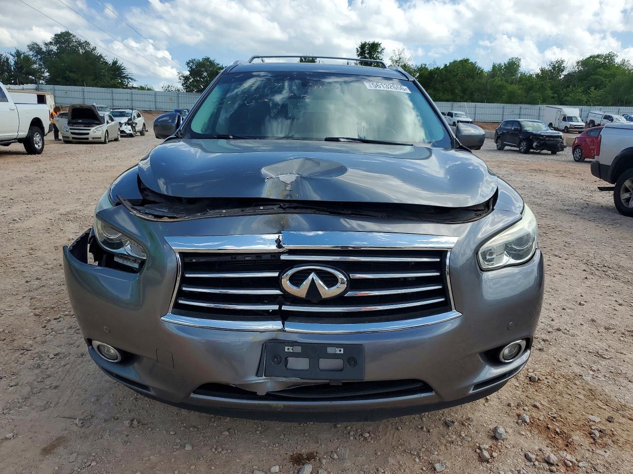 2015 Infiniti Qx60 Base Silver vin: 5N1AL0MM2FC527596