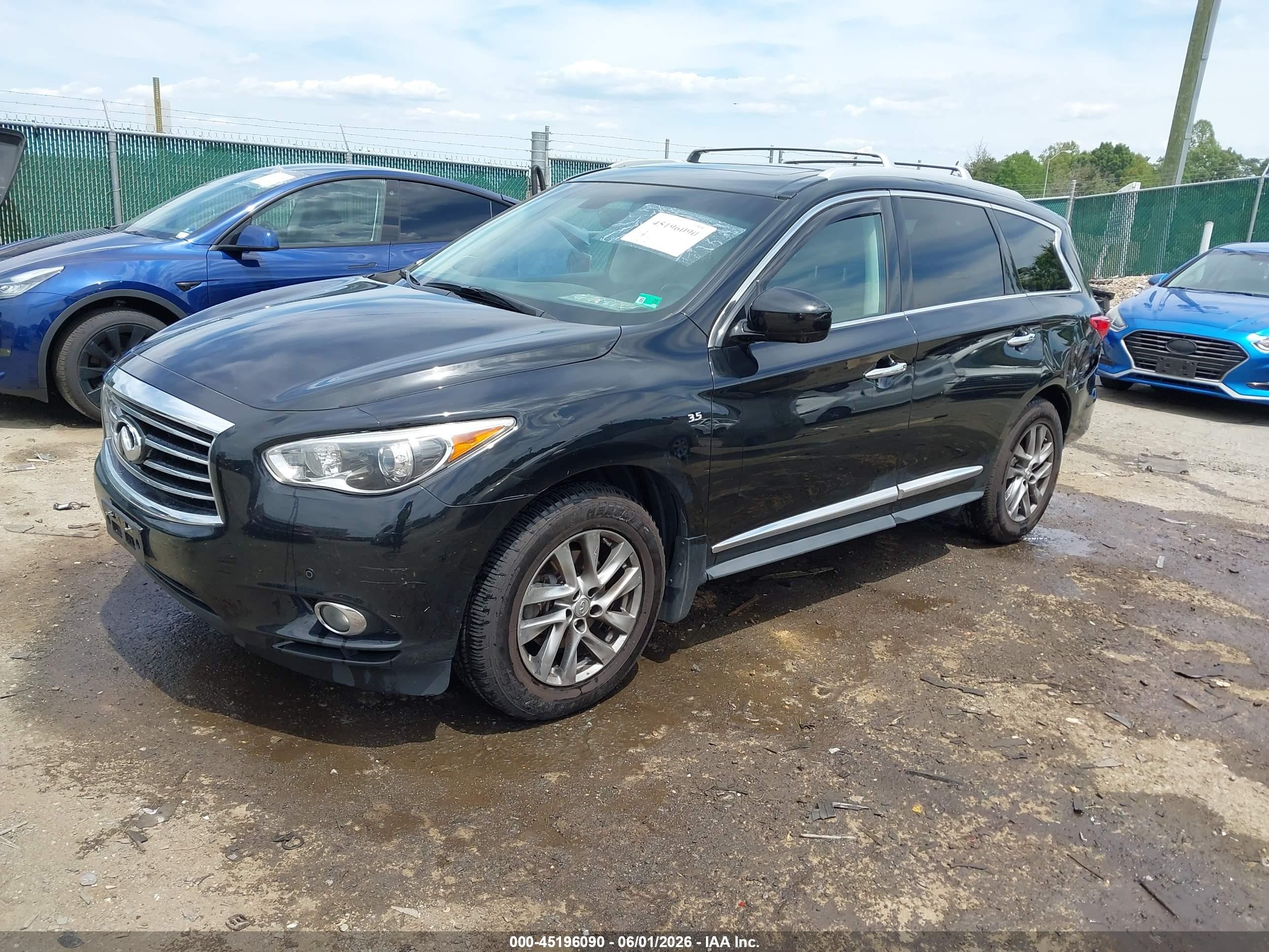 2015 Infiniti Qx60 Black vin: 5N1AL0MM2FC528702