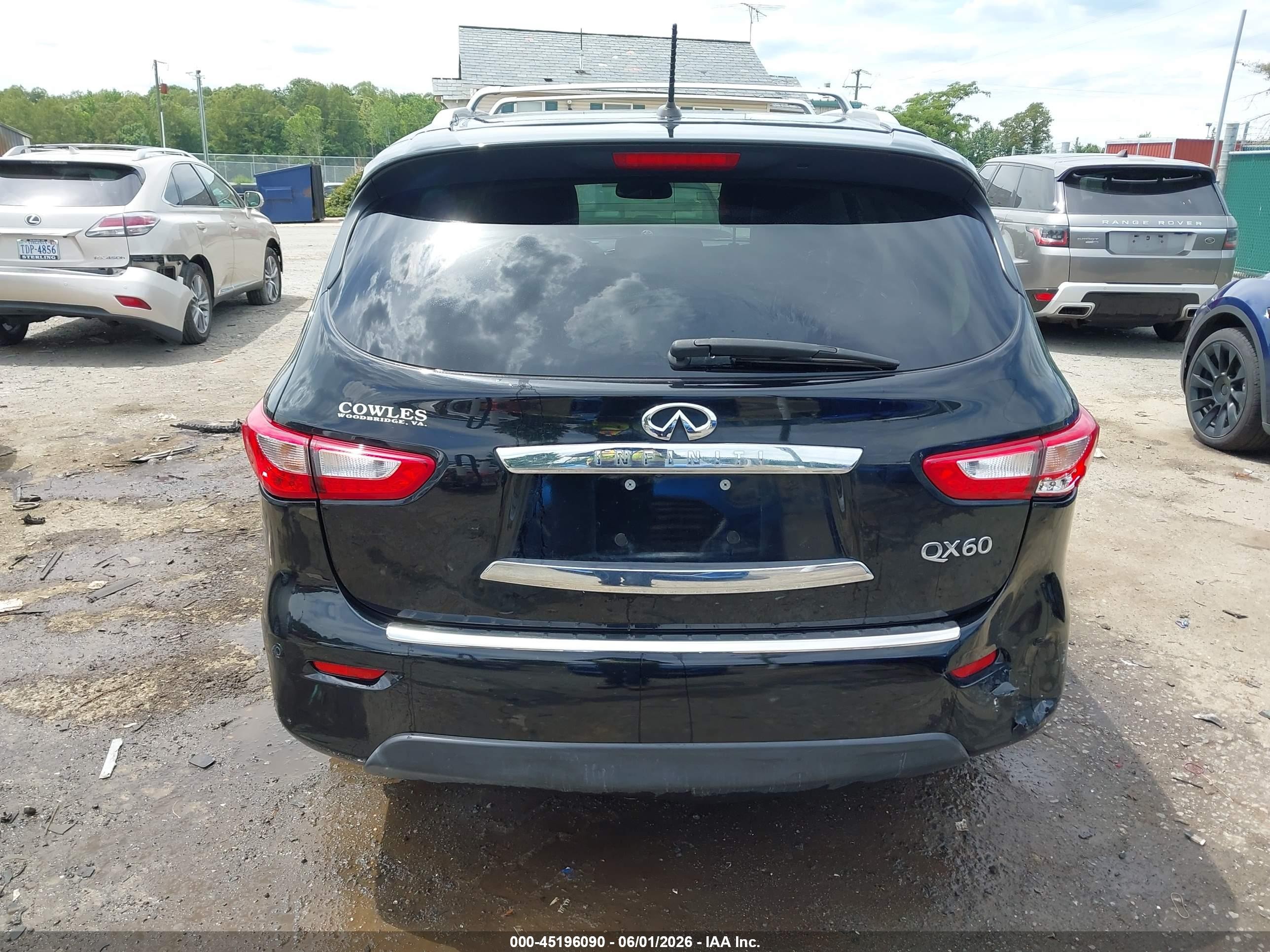 2015 Infiniti Qx60 Black vin: 5N1AL0MM2FC528702