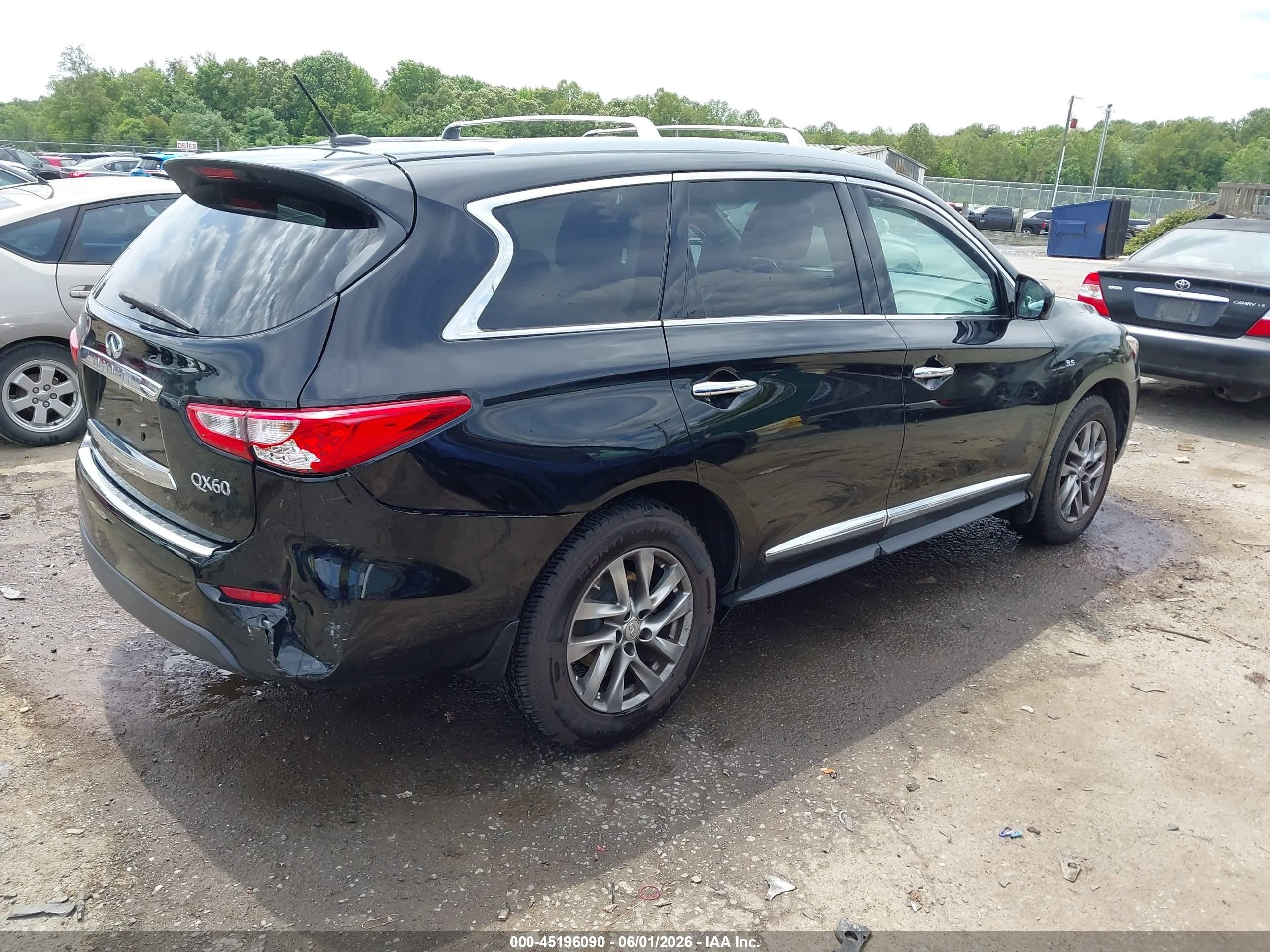 2015 Infiniti Qx60 Black vin: 5N1AL0MM2FC528702
