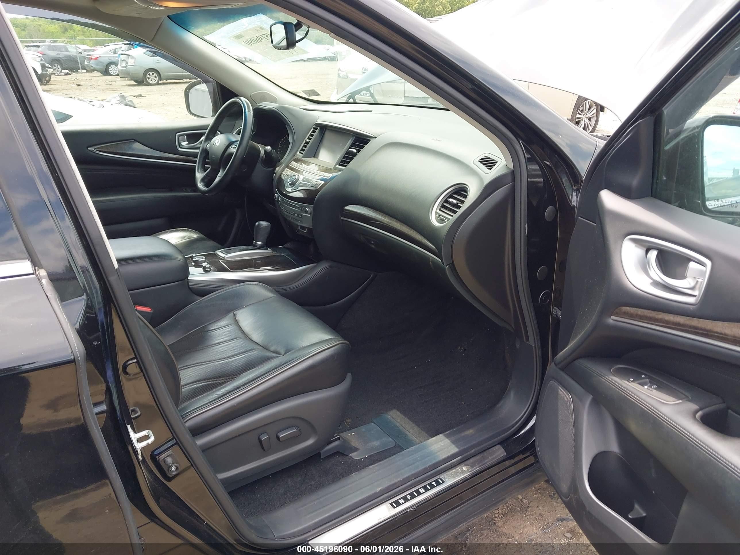 2015 Infiniti Qx60 Black vin: 5N1AL0MM2FC528702
