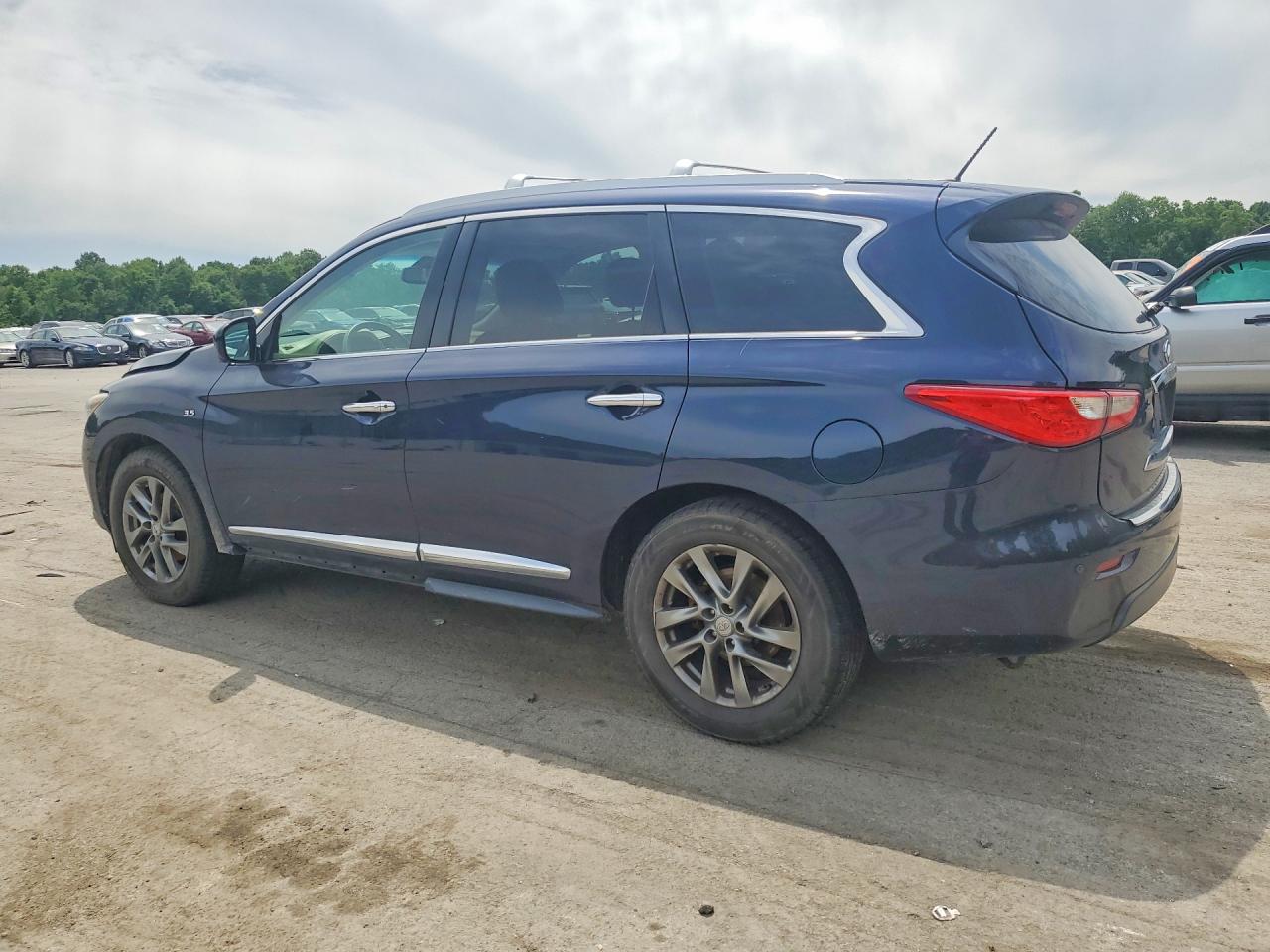 2015 Infiniti Qx60 Base Blue vin: 5N1AL0MM2FC532619
