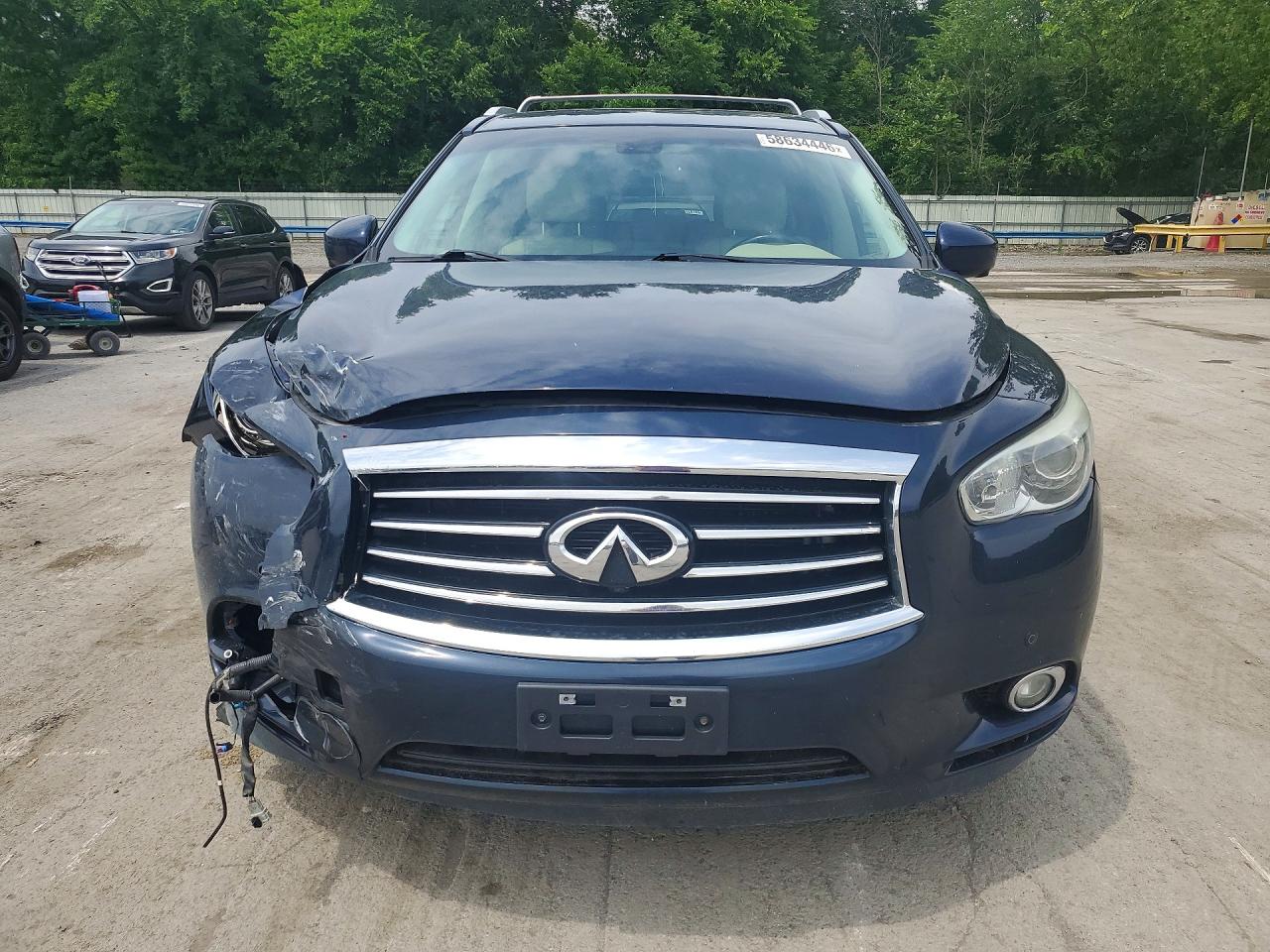 2015 Infiniti Qx60 Base Blue vin: 5N1AL0MM2FC532619