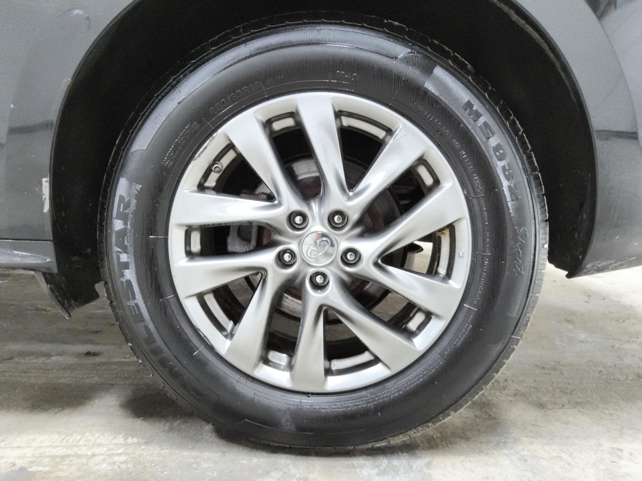 2015 Infiniti Qx60 Base Черный vin: 5N1AL0MM2FC534273 Damage: Left Rear Wheel, Curb Rash, 4 To 5 Inches