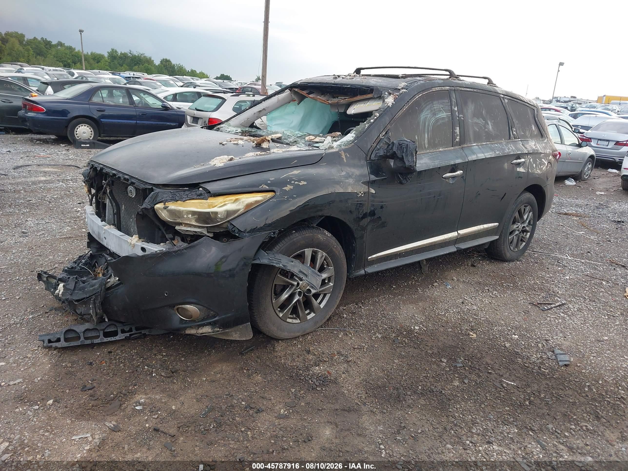 2015 Infiniti Qx60   Black vin: 5N1AL0MM2FC535729
