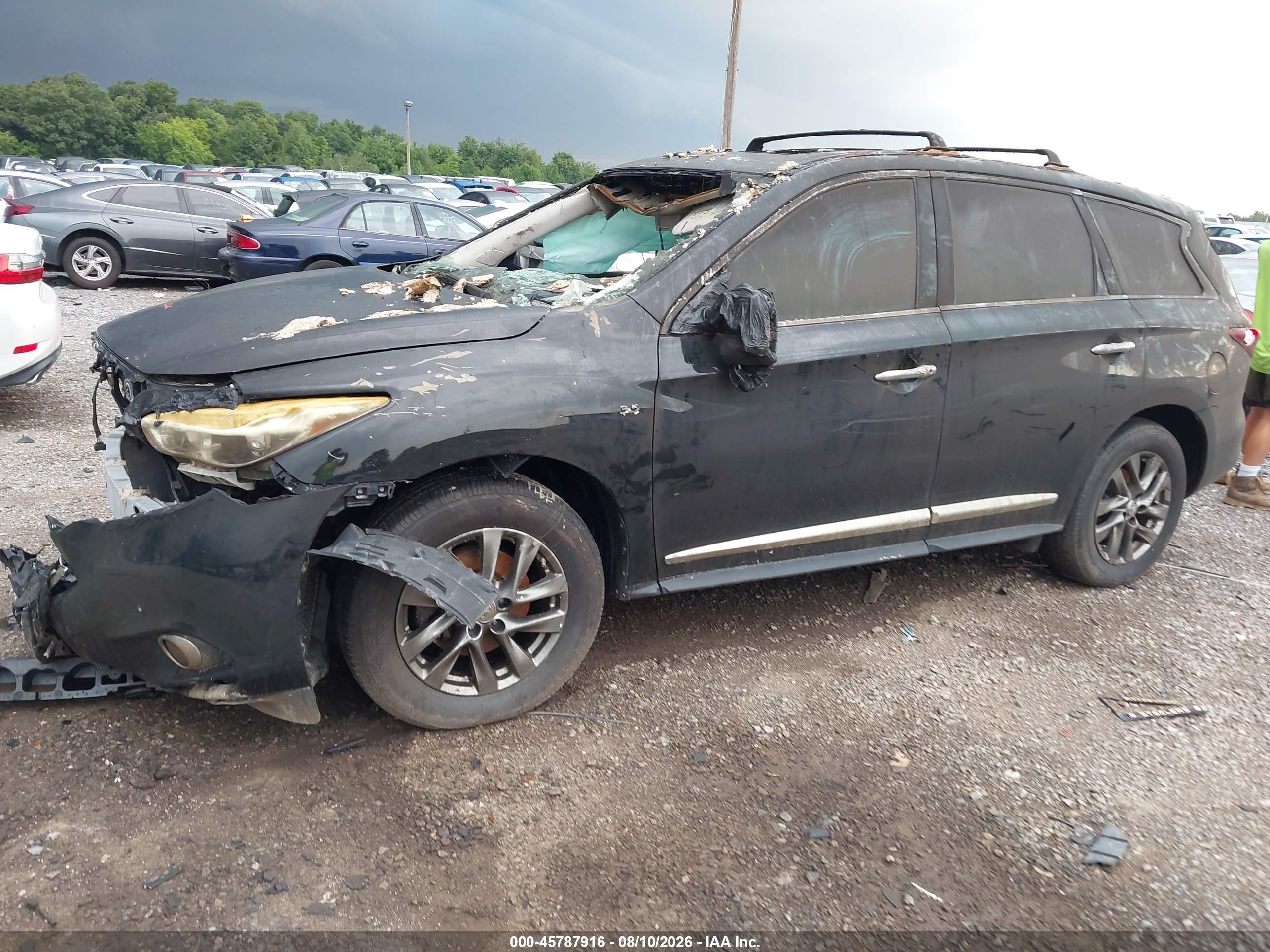 2015 Infiniti Qx60   Black vin: 5N1AL0MM2FC535729