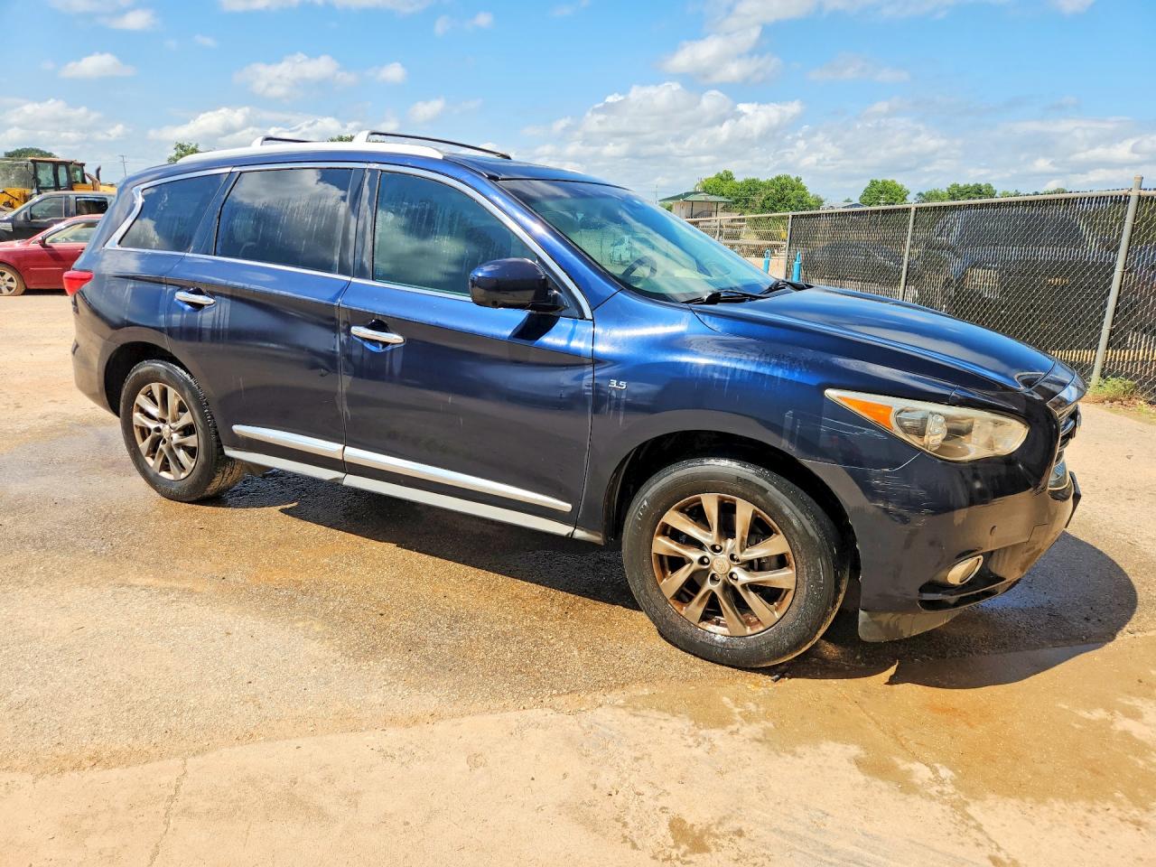 2015 Infiniti Qx60 Base Синий vin: 5N1AL0MM2FC535732