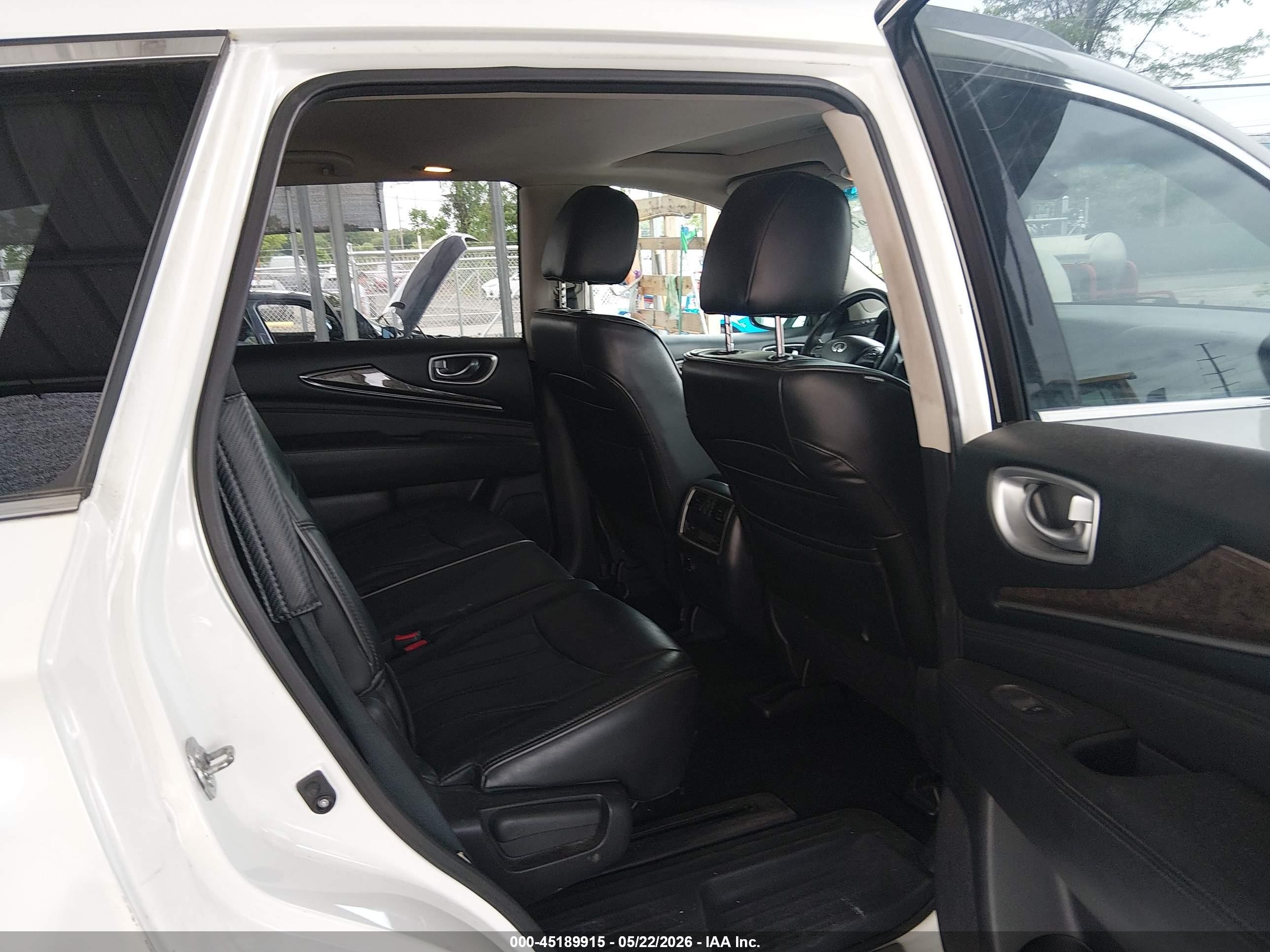2015 Infiniti Qx60 White vin: 5N1AL0MM2FC537366