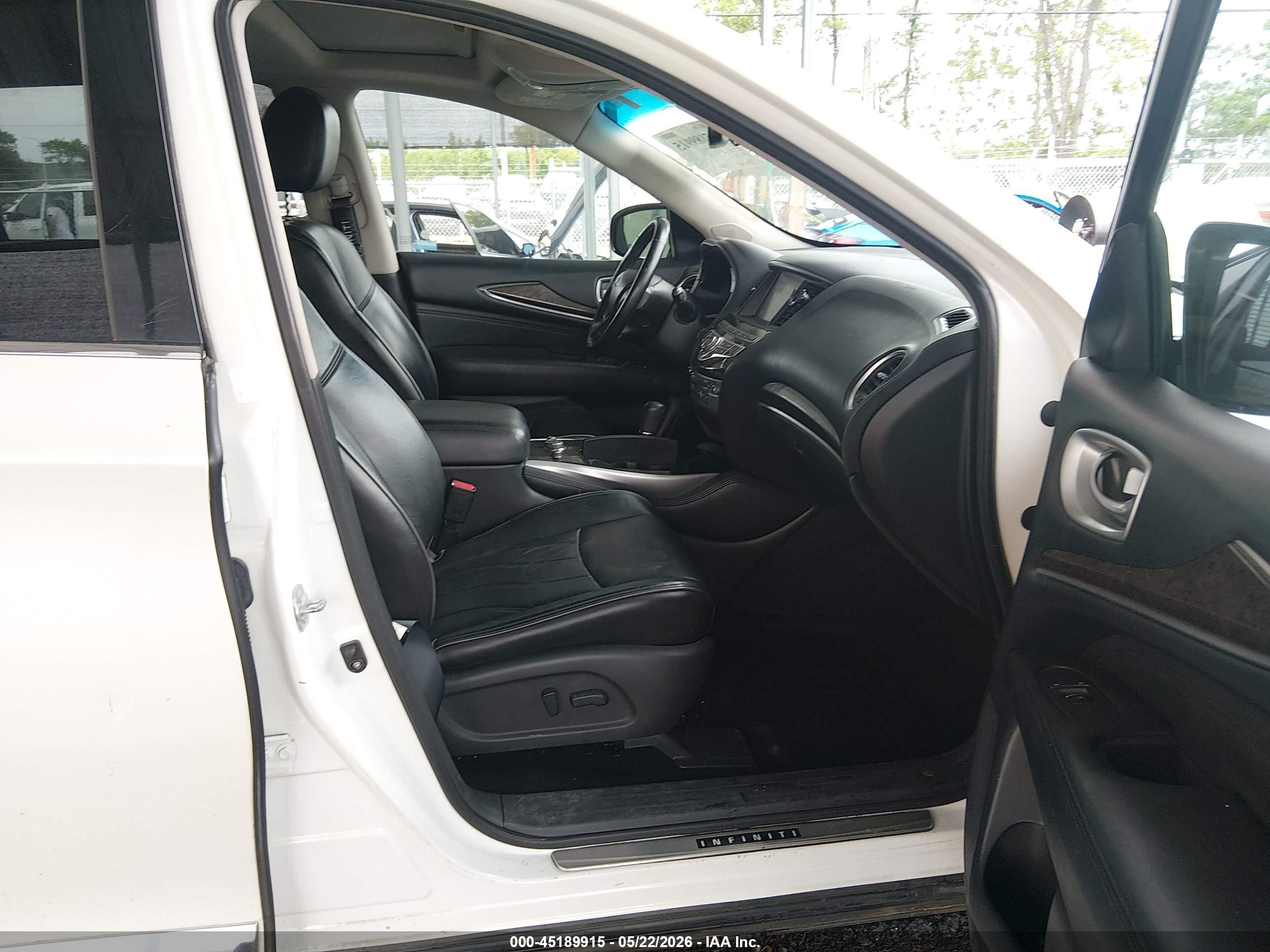 2015 Infiniti Qx60 White vin: 5N1AL0MM2FC537366