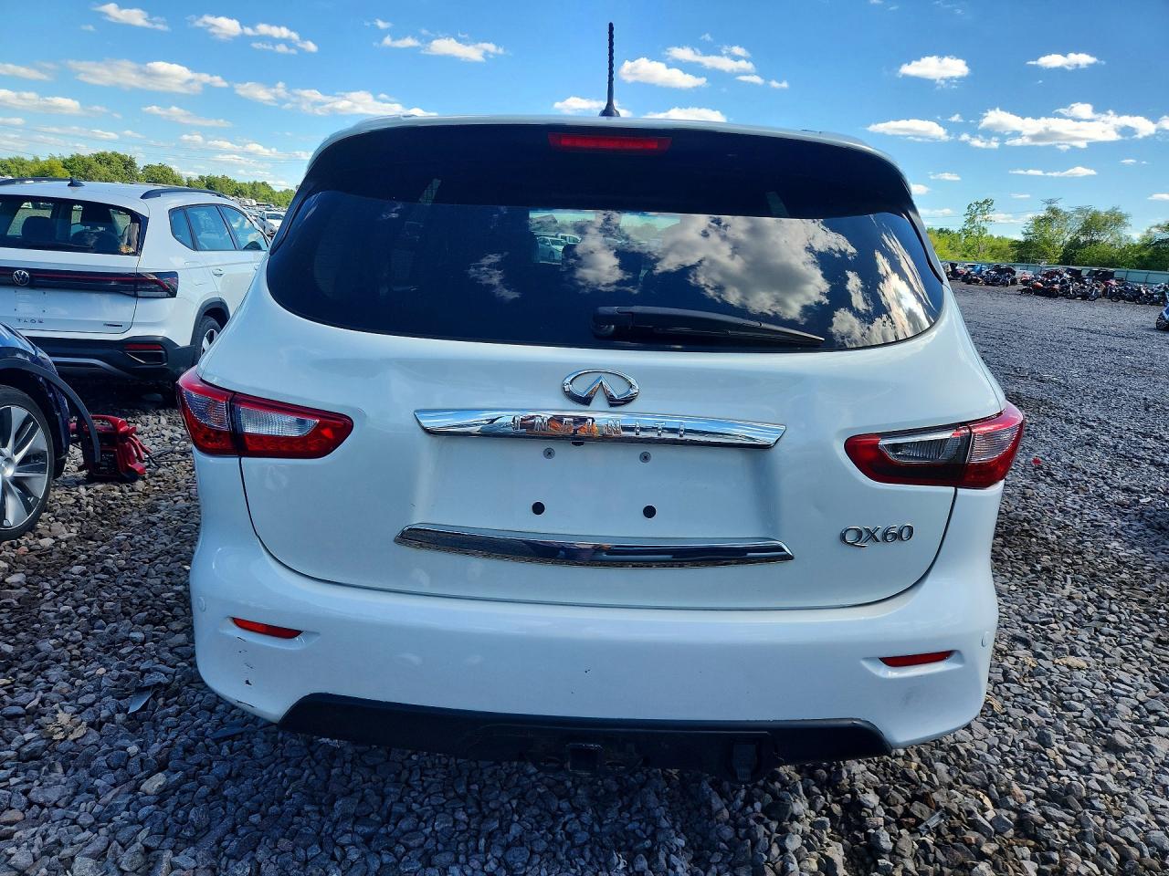 2015 Infiniti Qx60 Base Белый vin: 5N1AL0MM2FC551414