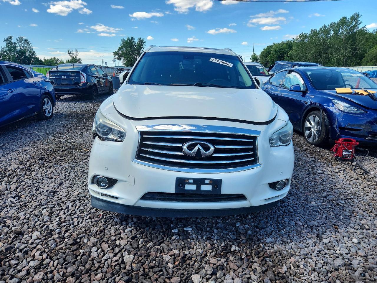 2015 Infiniti Qx60 Base Белый vin: 5N1AL0MM2FC551414