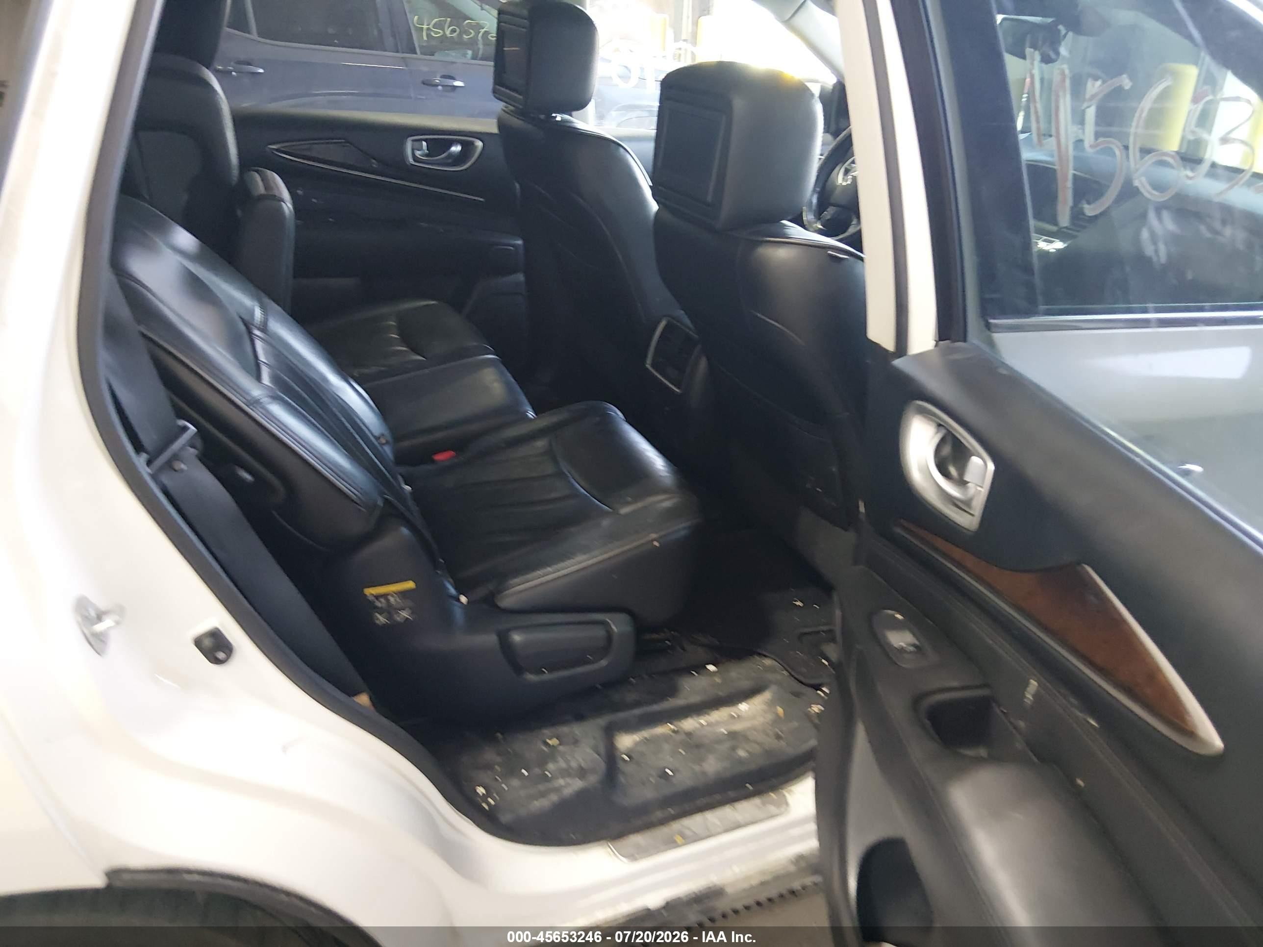 2015 Infiniti Qx60   White vin: 5N1AL0MM2FC552336