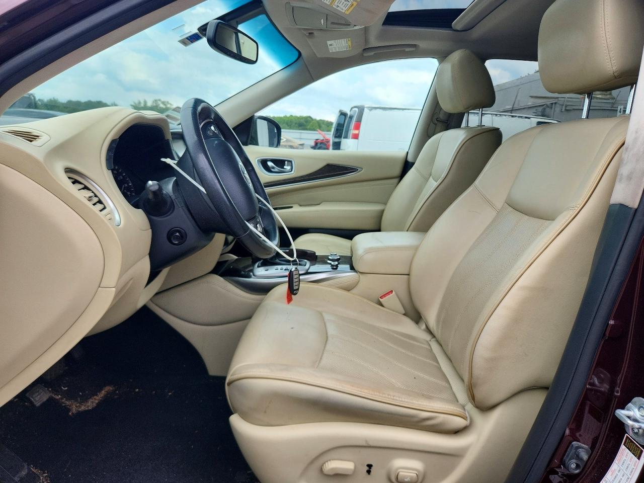 2015 Infiniti Qx60 Base Maroon vin: 5N1AL0MM2FC552949