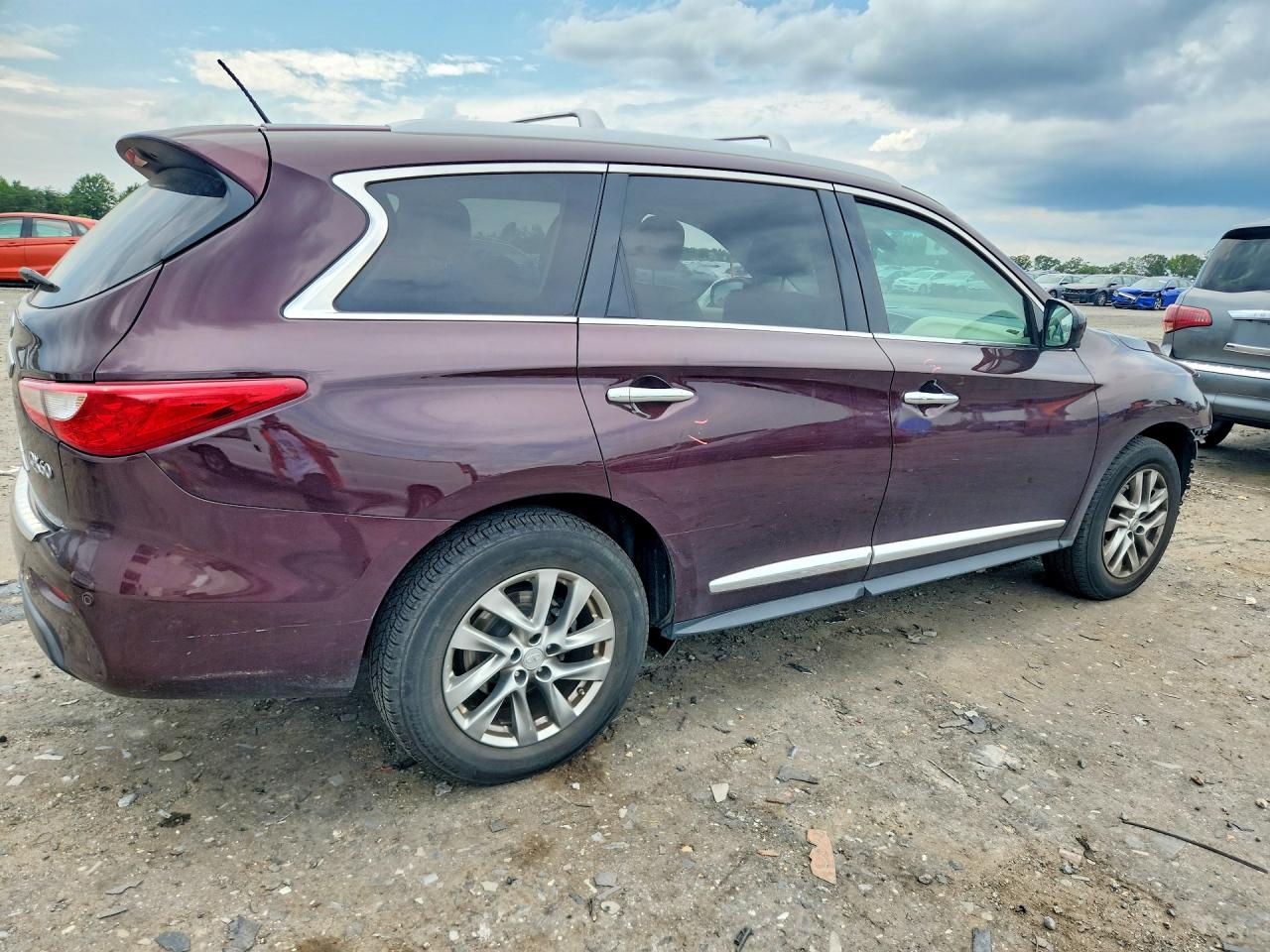 2015 Infiniti Qx60 Base Maroon vin: 5N1AL0MM2FC552949