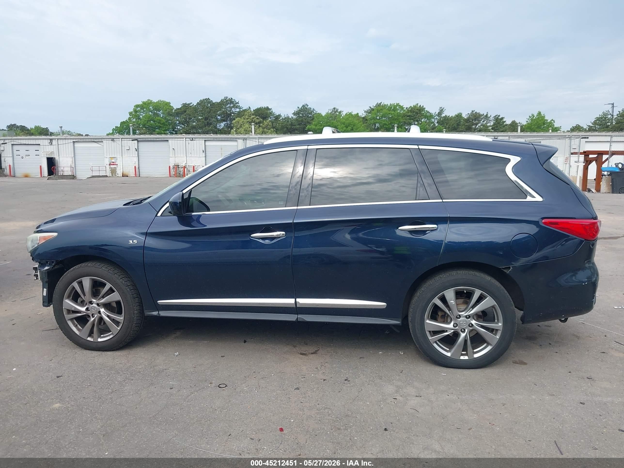 2015 Infiniti Qx60 Blue vin: 5N1AL0MM2FC554622