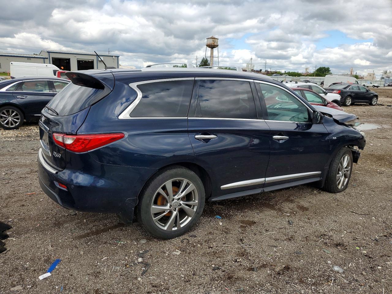 2015 Infiniti Qx60 Base Blue vin: 5N1AL0MM2FC557939