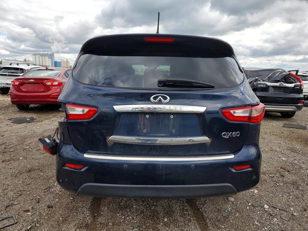 2015 Infiniti Qx60 Base Blue vin: 5N1AL0MM2FC557939
