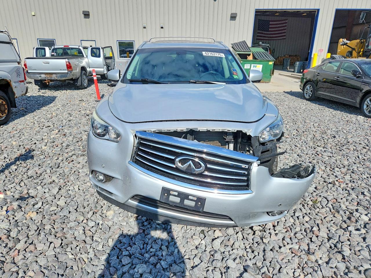 2015 Infiniti Qx60 Base Silver vin: 5N1AL0MM2FC558475