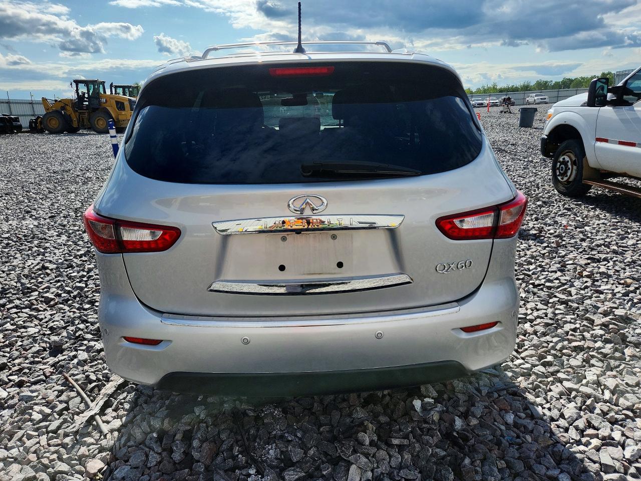 2015 Infiniti Qx60 Base Silver vin: 5N1AL0MM2FC558475