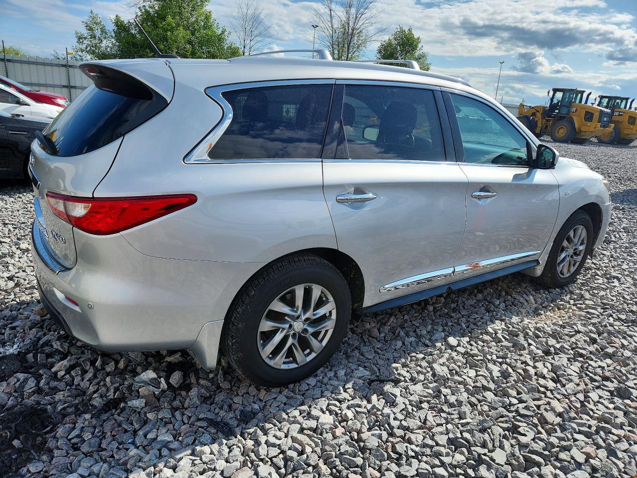 2015 Infiniti Qx60 Base Silver vin: 5N1AL0MM2FC558475