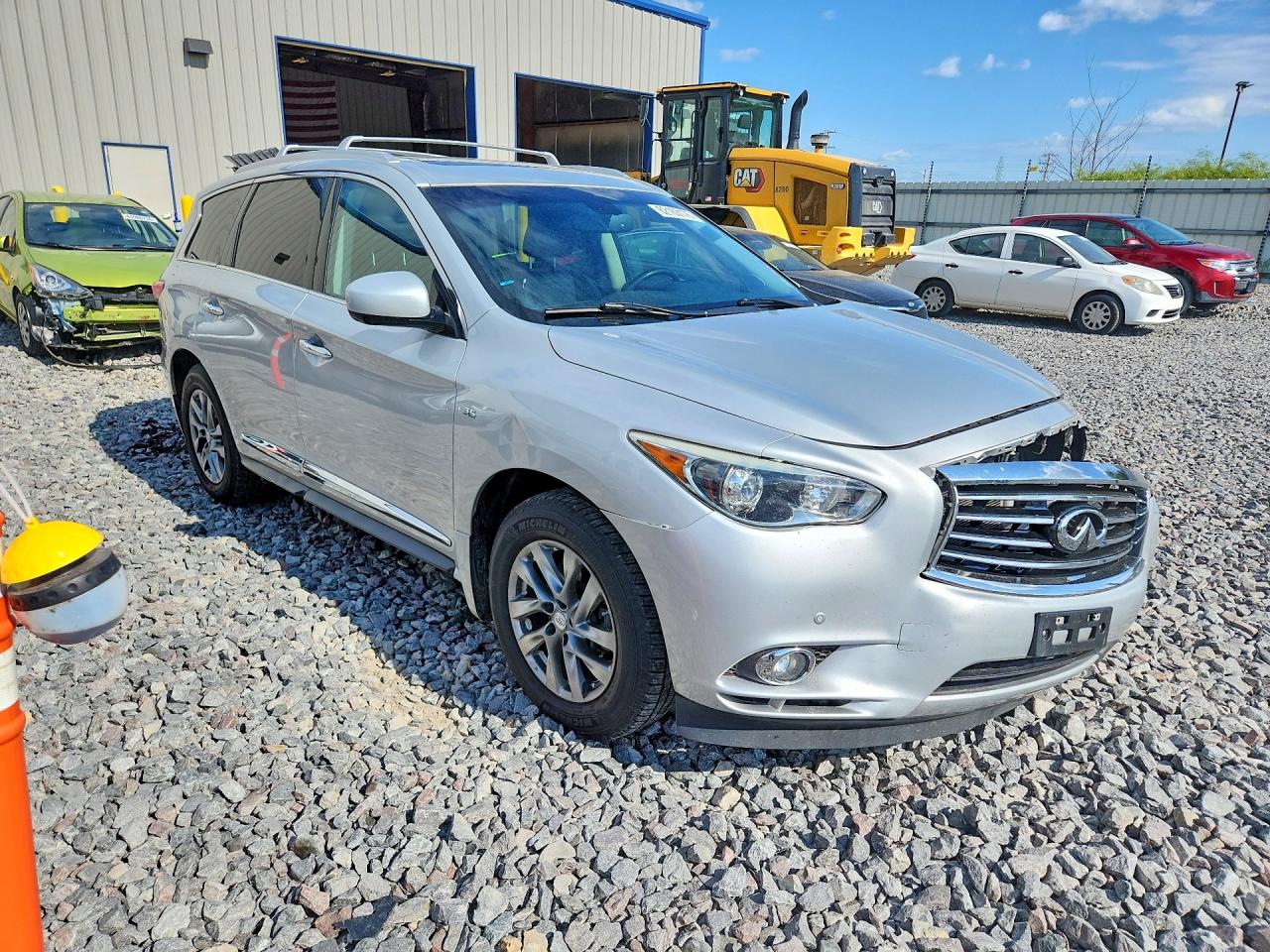 2015 Infiniti Qx60 Base Silver vin: 5N1AL0MM2FC558475